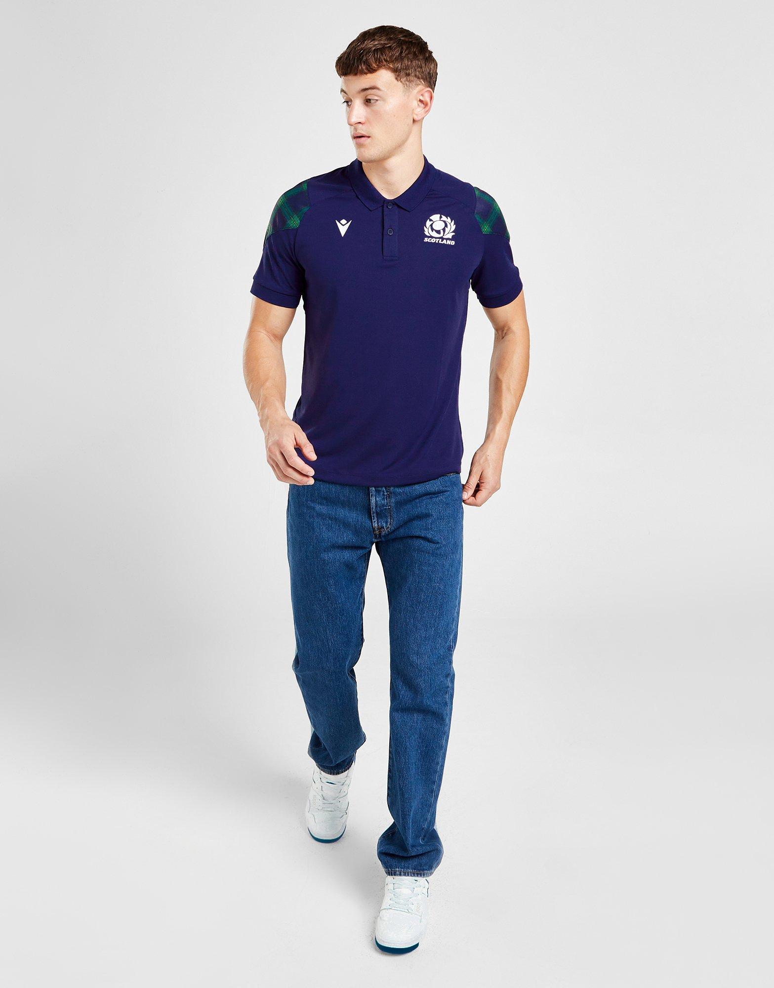 Macron Scotland Rugby Union 2023 Polo Shirt
