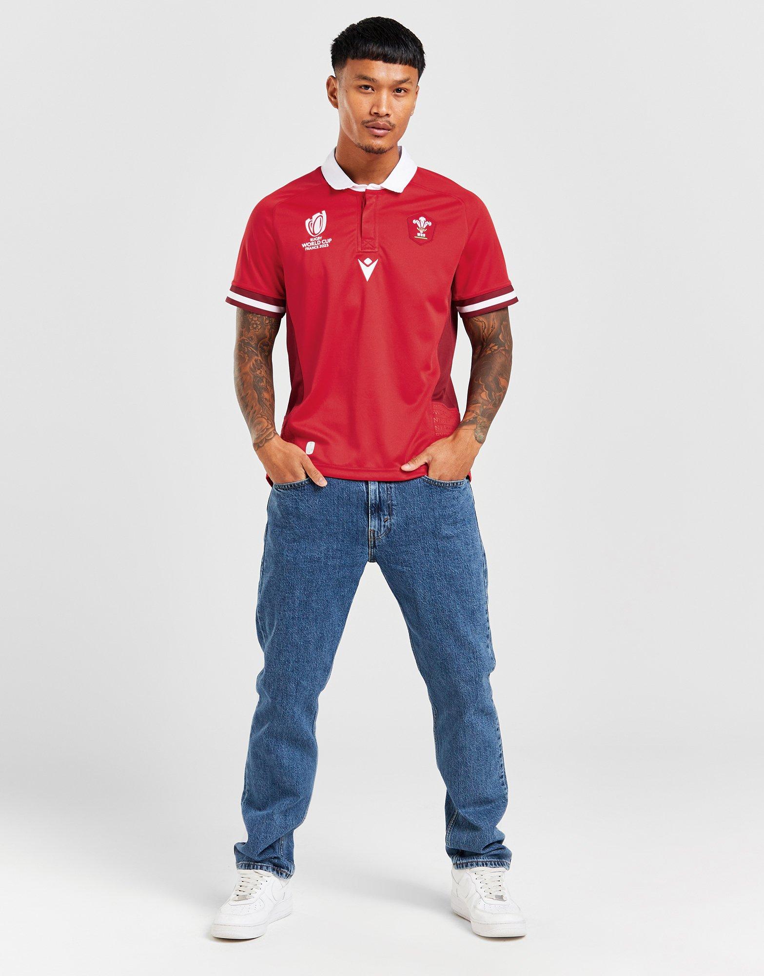 Macron Wales Rugby Rwc 2023 Home Shirt