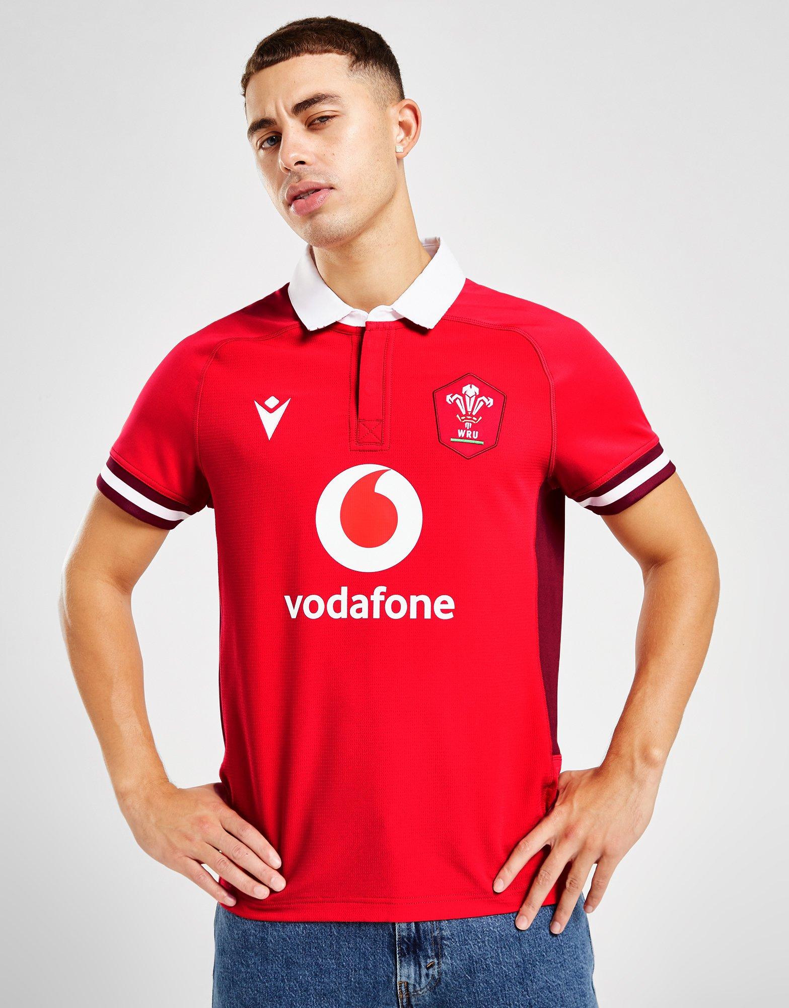 Red Macron Wales Rugby Union 2023/24 Match Home Shirt