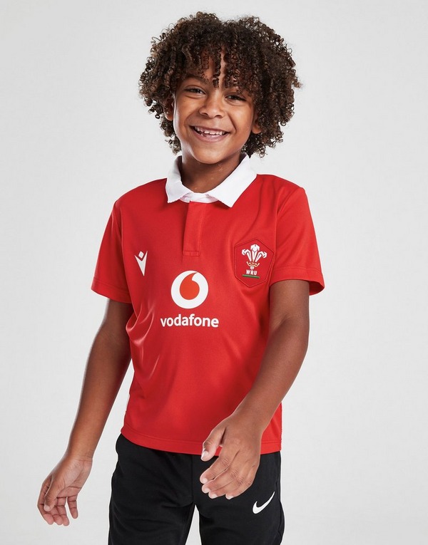 Kids Welsh Rugby Shirt Child Red Kids Welsh Rugby Shirt Child Red