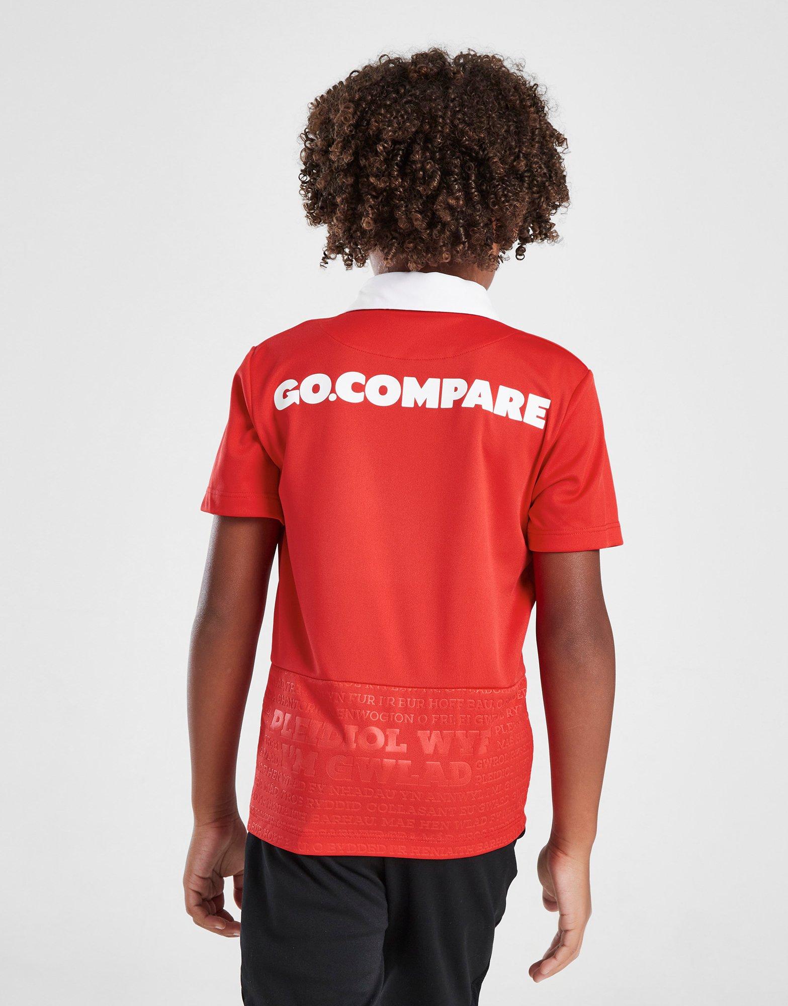 Macron Wales Rugby Union 2023/24 Home Shirt Children