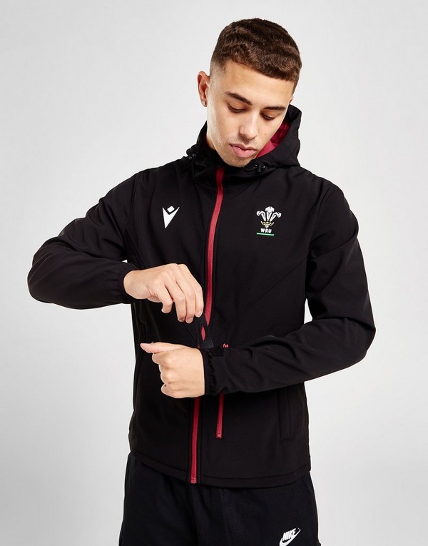 Macron Wales Rugby Union 2023/24 Softshell Jacket