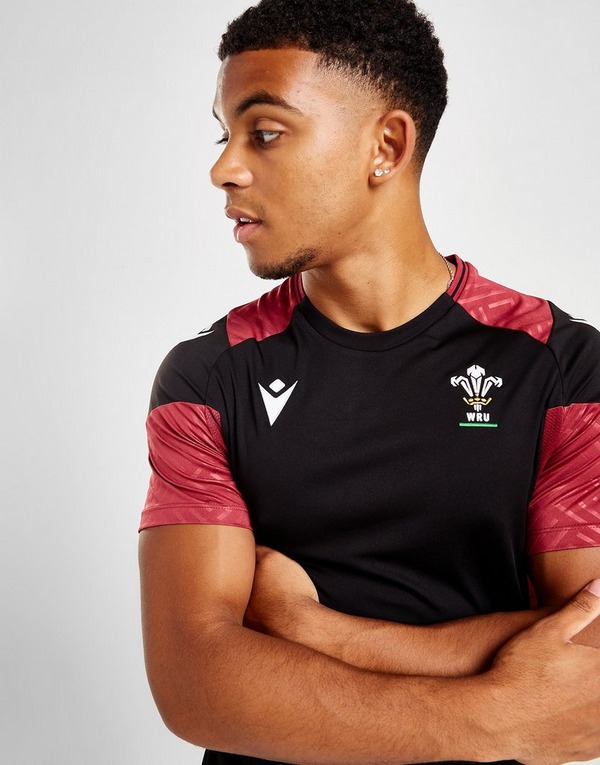 Macron Wales Rugby Union 2023/24 Poly camiseta