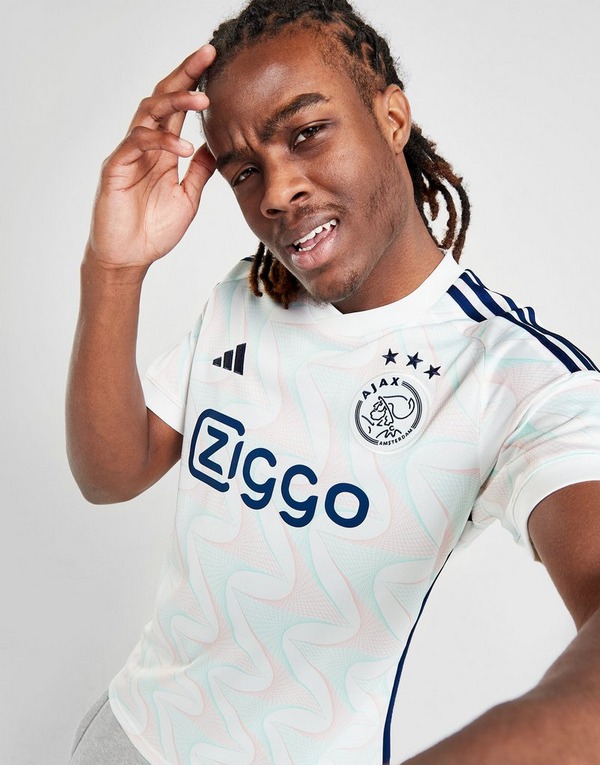 ondergeschikt Paleis Eigenwijs White adidas Ajax 2023/24 Away Shirt | JD Sports Global