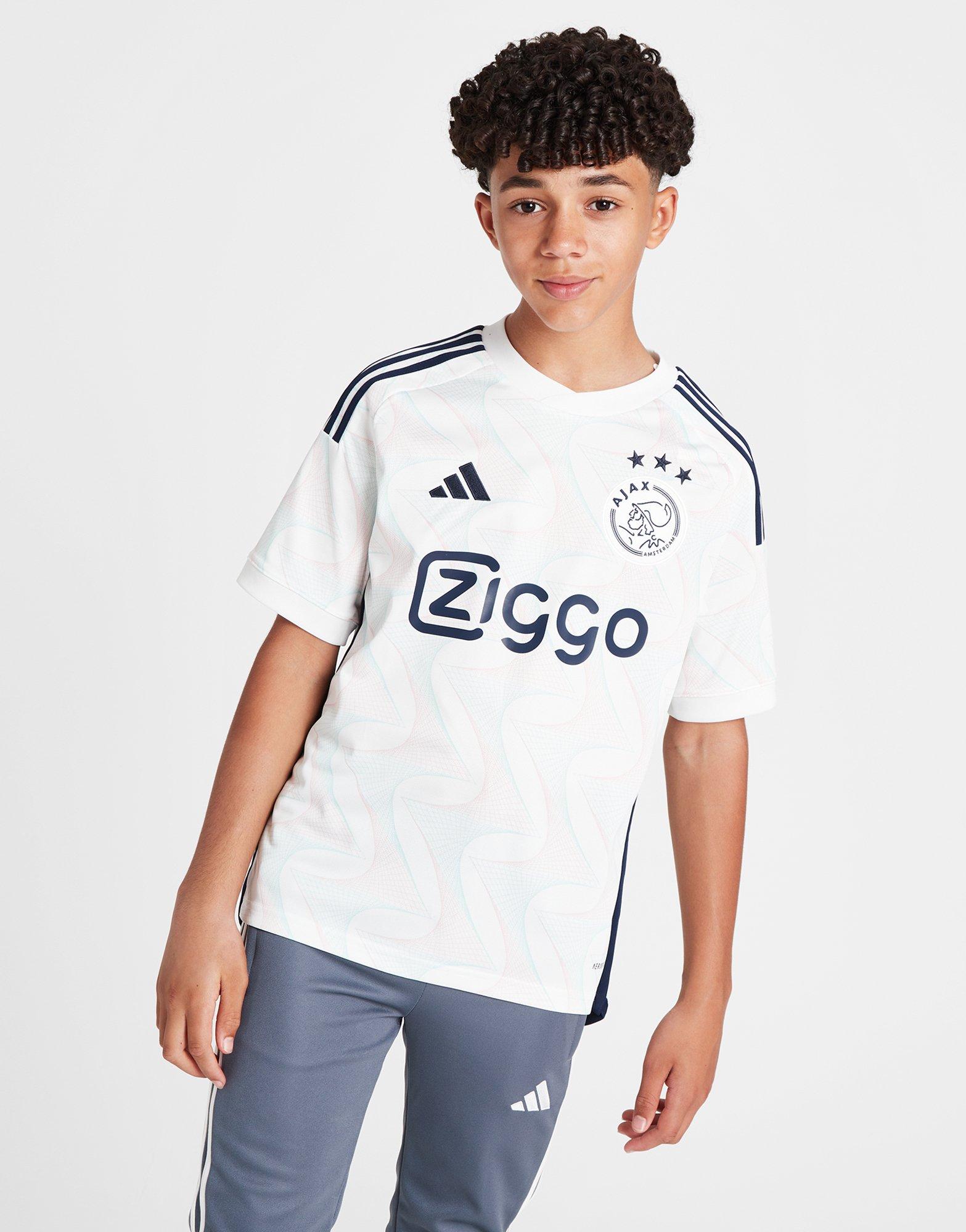 Ajax adidas Youth 2023/24 Away Replica Jersey - White