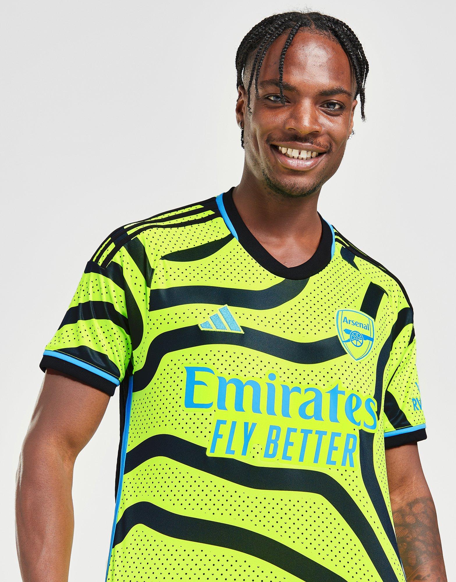 Black adidas Arsenal FC 2023/24 Away Shirt