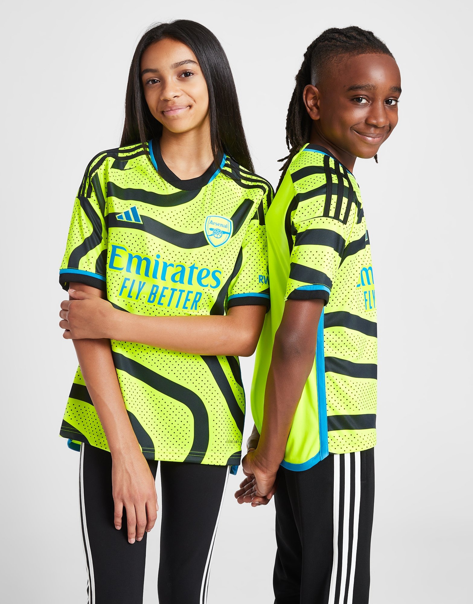 Adidas Arsenal F.C. Boys Youth 20/21 Away Soccer Jersey, Cloud