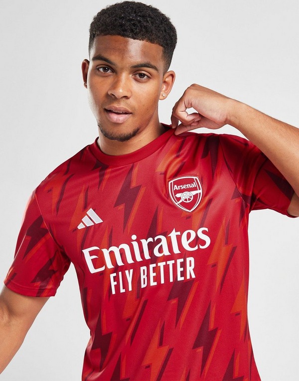 Red adidas Arsenal FC Pre Match Shirt