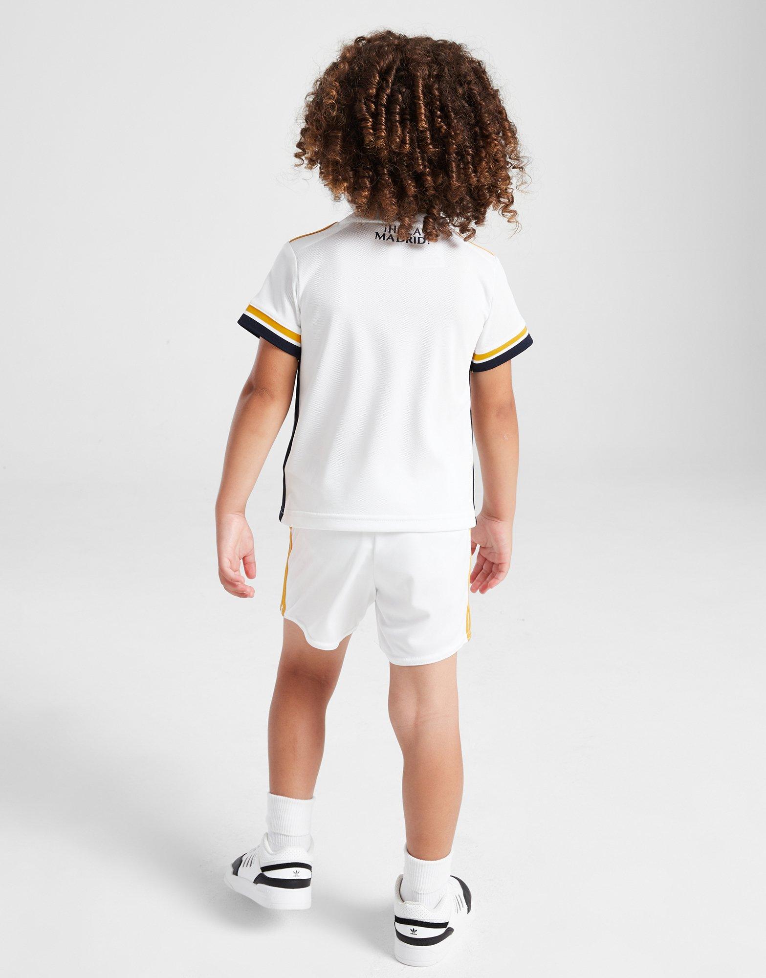 White adidas Real Madrid 2023/24 Home Kit Infant - JD Sports Global