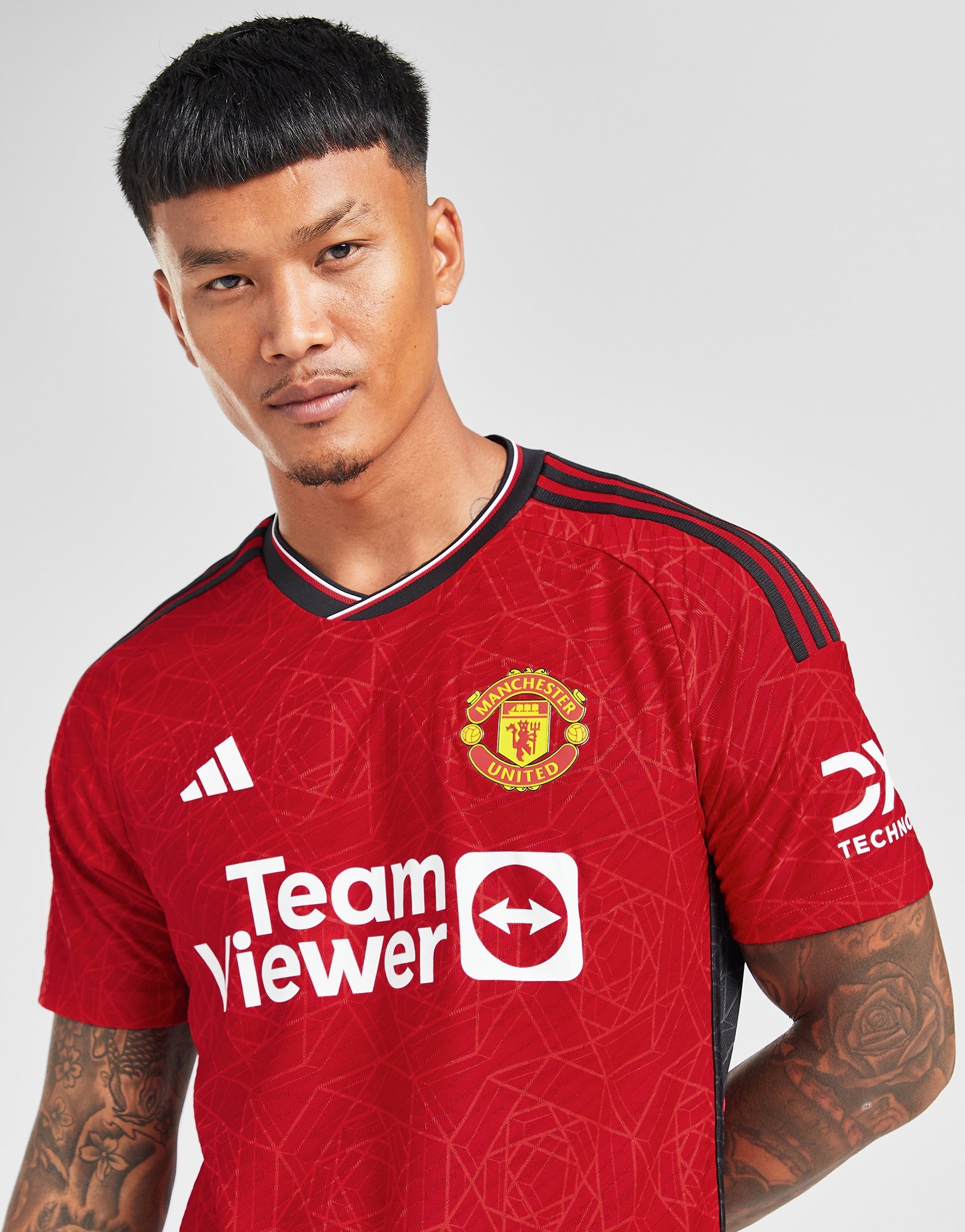 Men's adidas Red Manchester United 2023/24 Home Replica Jersey