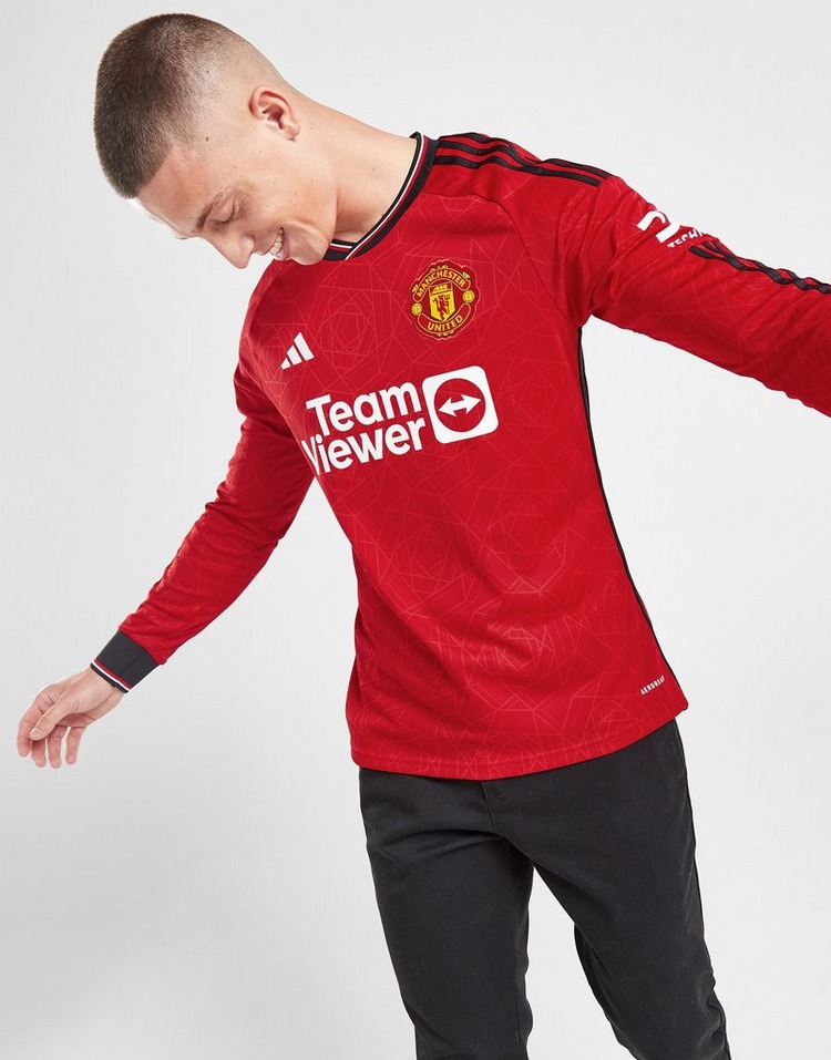 adidas Manchester United FC 23/24 Long Sleeve Home Shirt