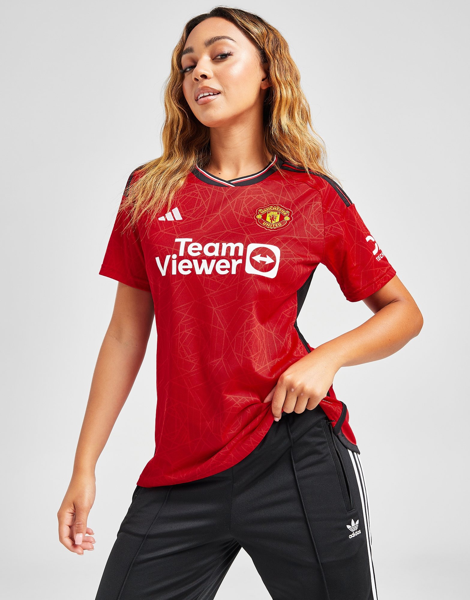Red adidas Manchester United FC 2023/24 Home Shirt Women's - JD Sports NZ