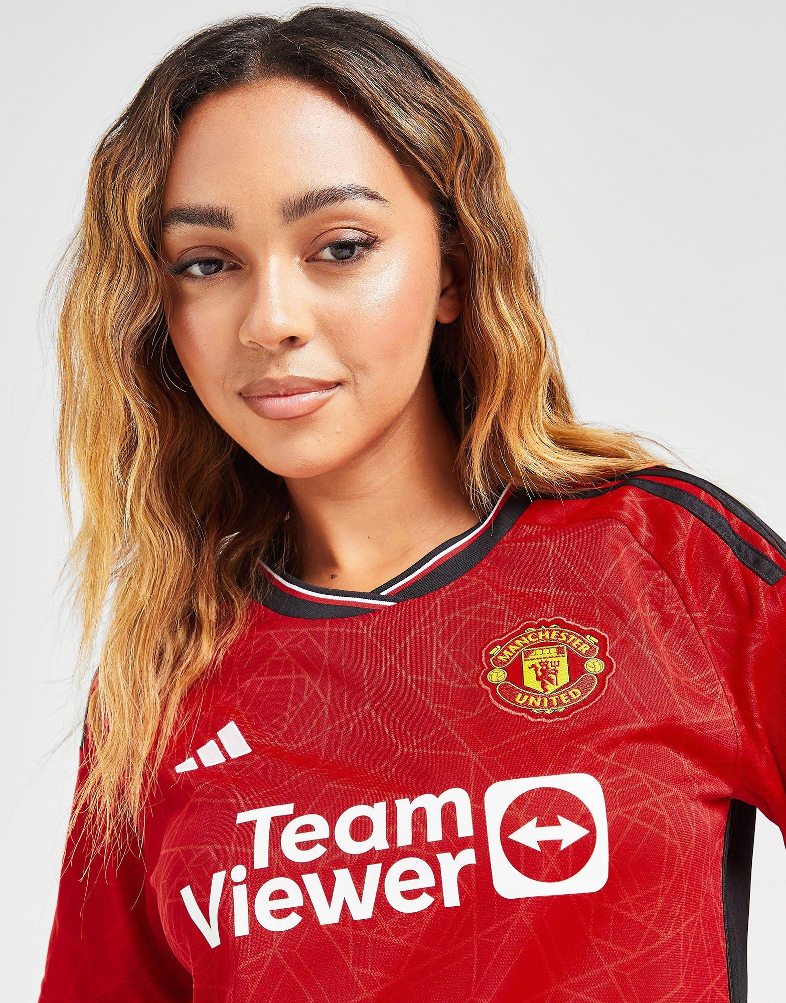 Red adidas Manchester United FC 2023/24 Home Shirt Women's - JD Sports NZ