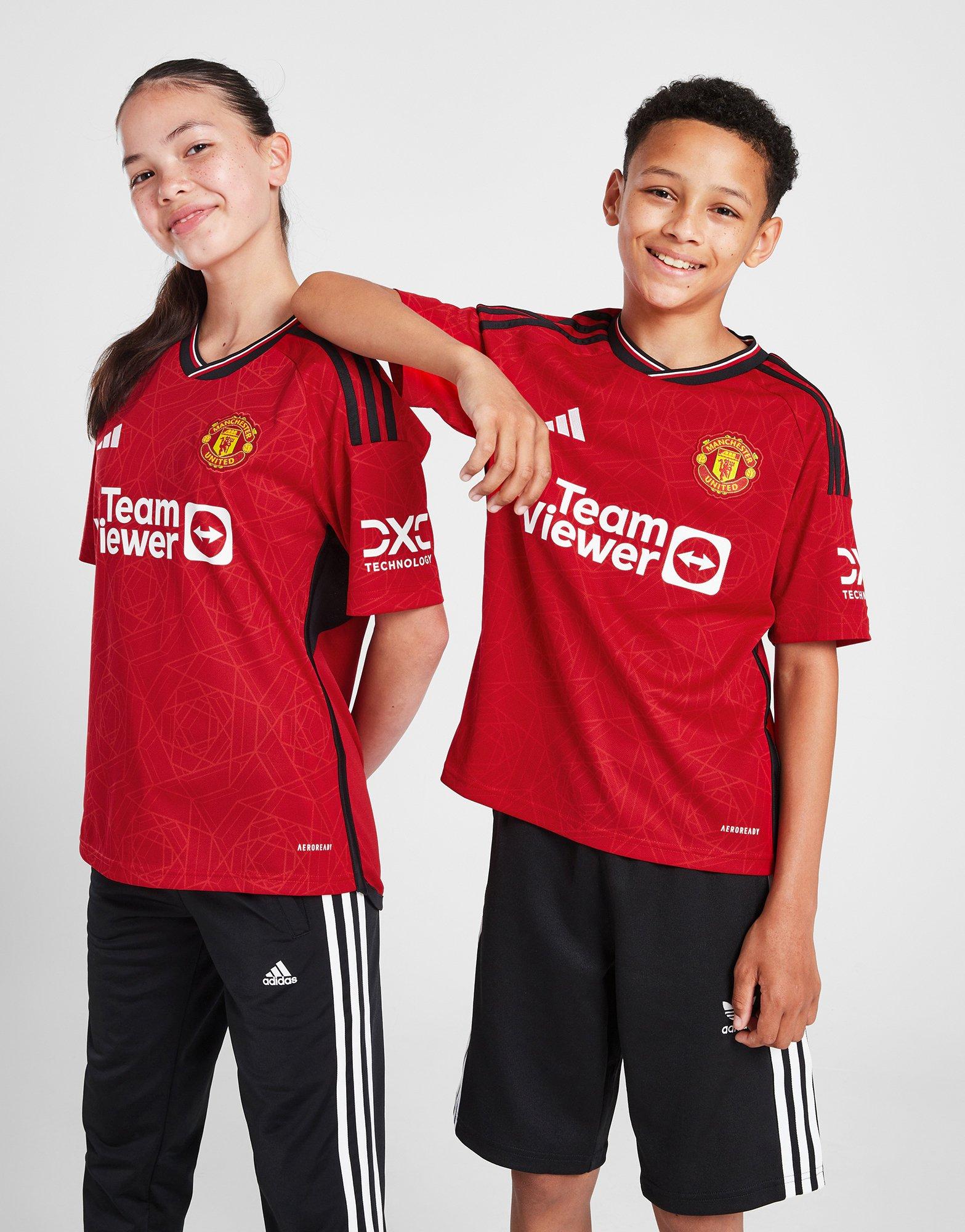 Women's adidas Red Manchester United 2023/24 Home Replica Jersey