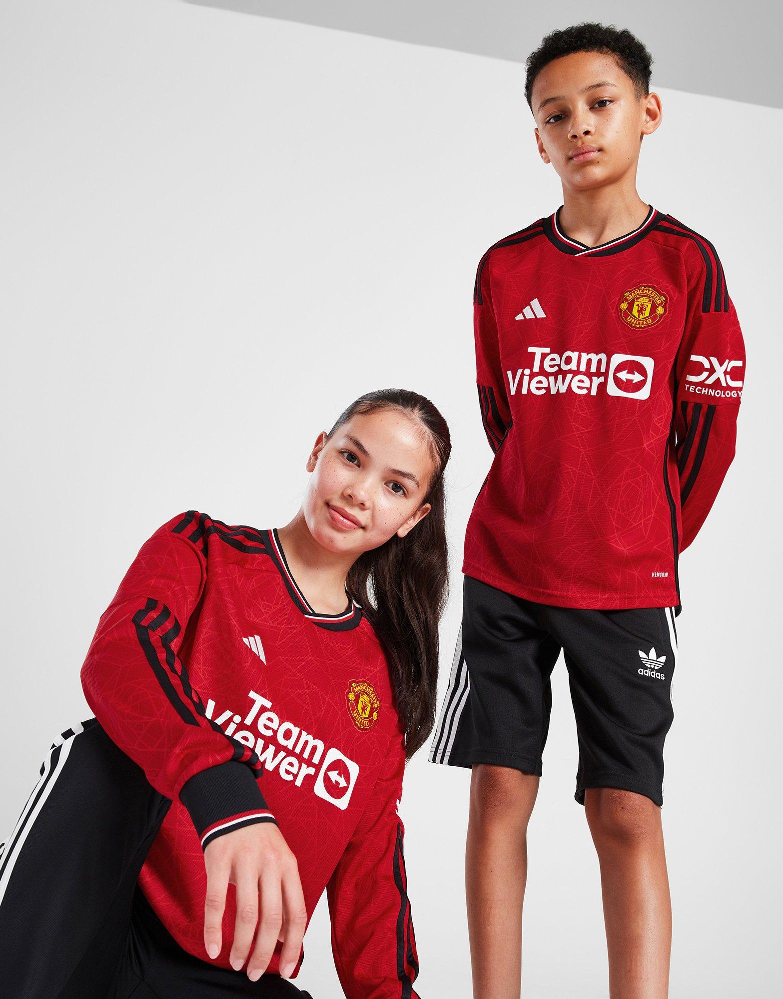 Youth adidas Red Manchester United 2022/23 Home Replica Custom Jersey