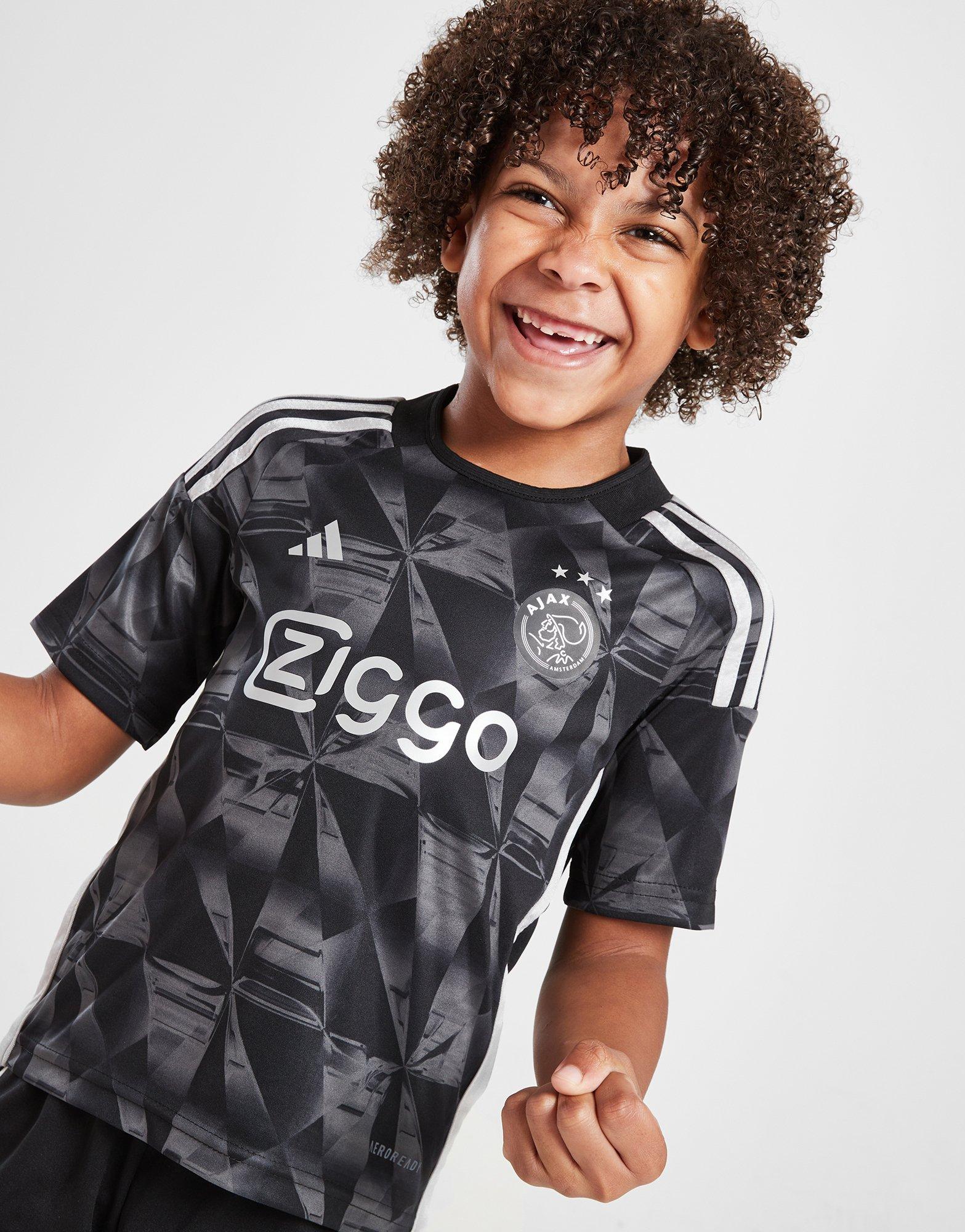 Black adidas AFC Ajax 2023/24 Third Kit Children