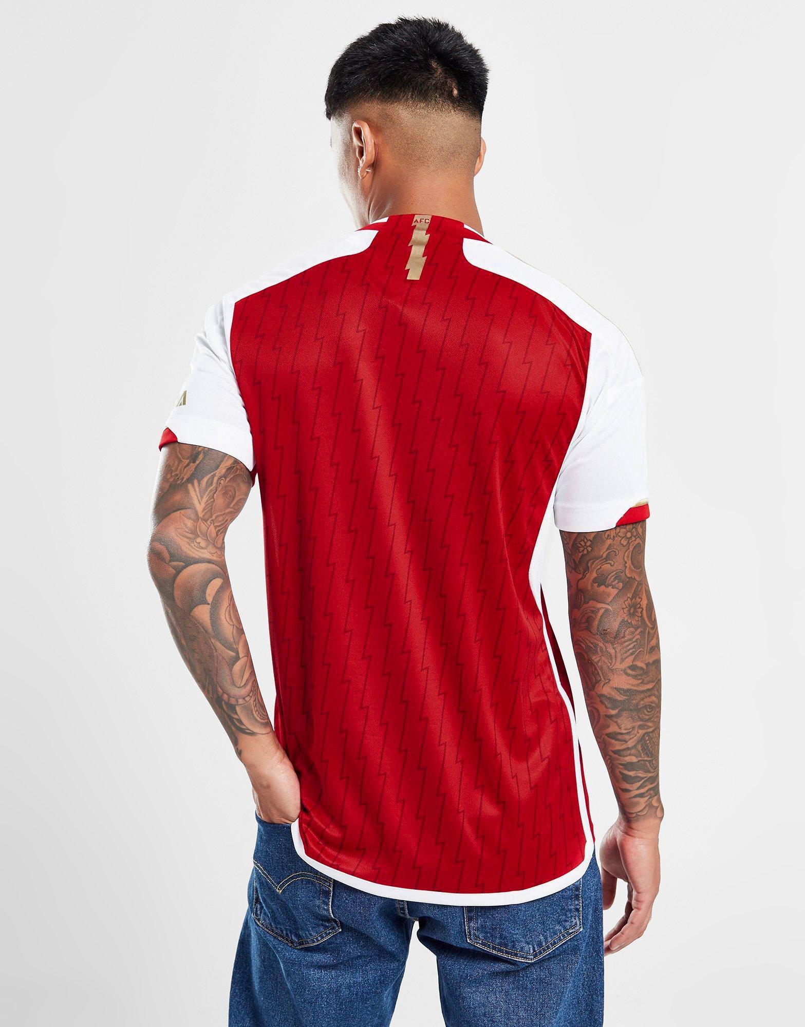 Red adidas Arsenal FC 2023/24 Home Shirt Junior