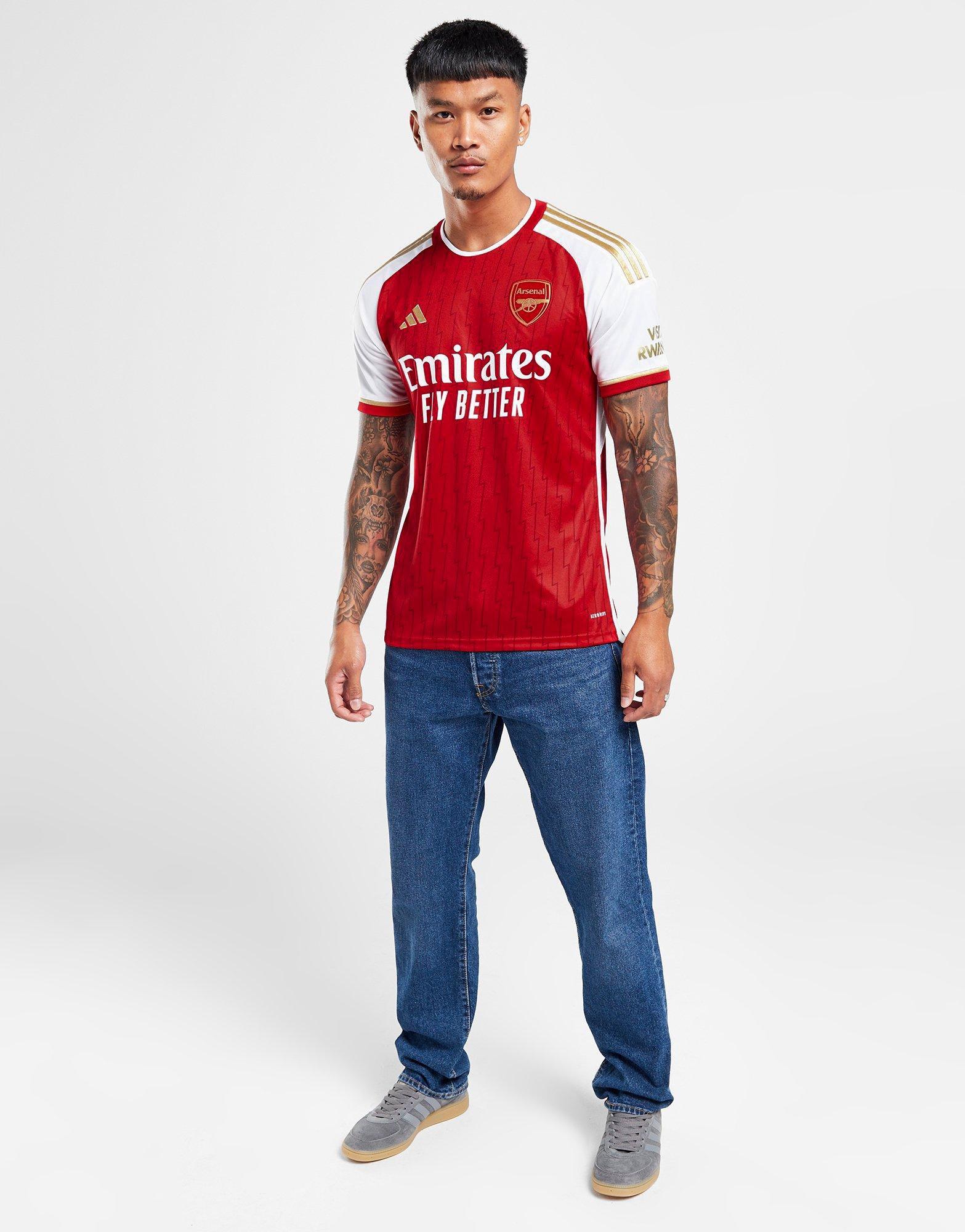 Red adidas Arsenal FC 2023/24 Home Shirt - JD Sports Global