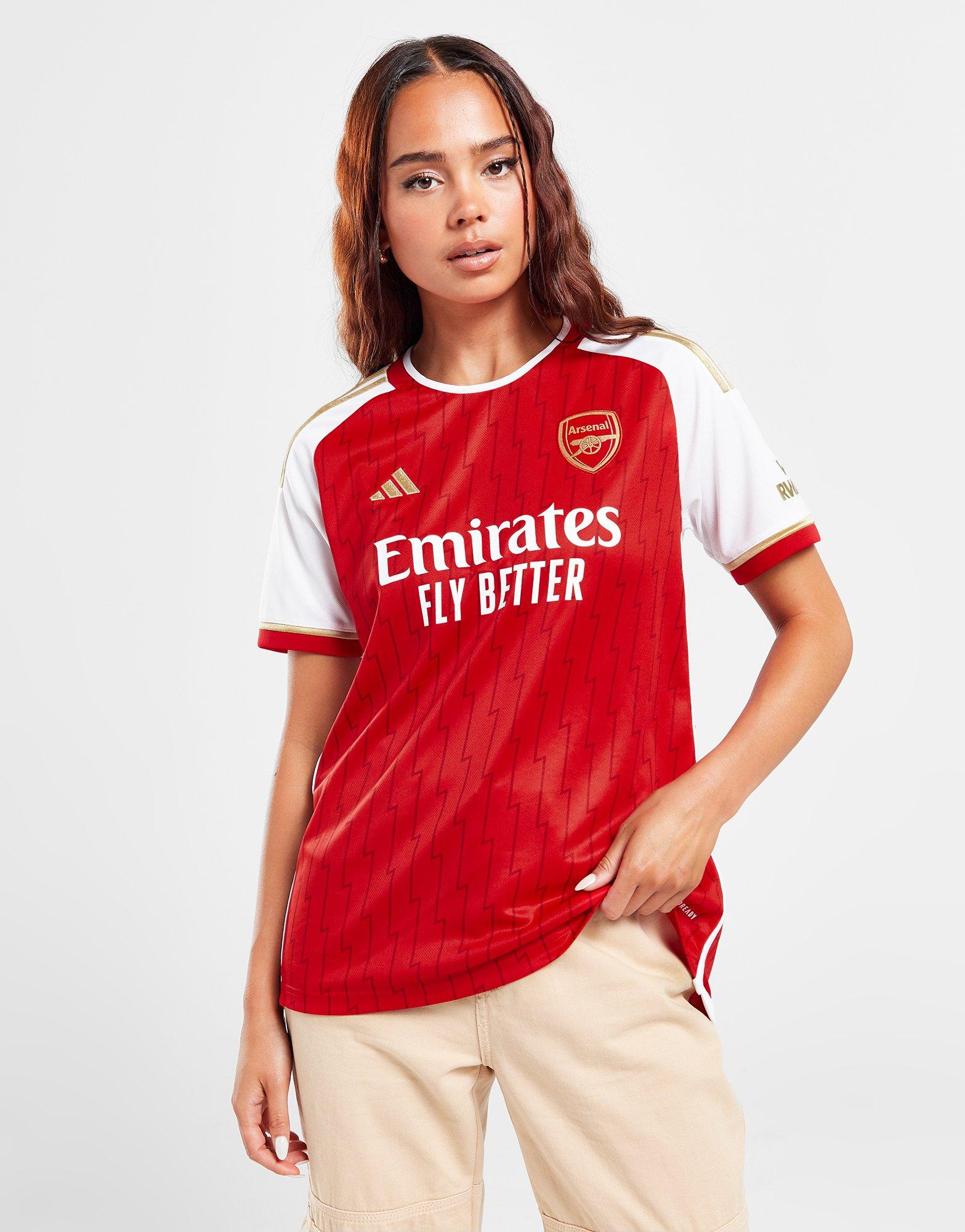 Red adidas Arsenal FC 2023/24 Home Shirt Women's