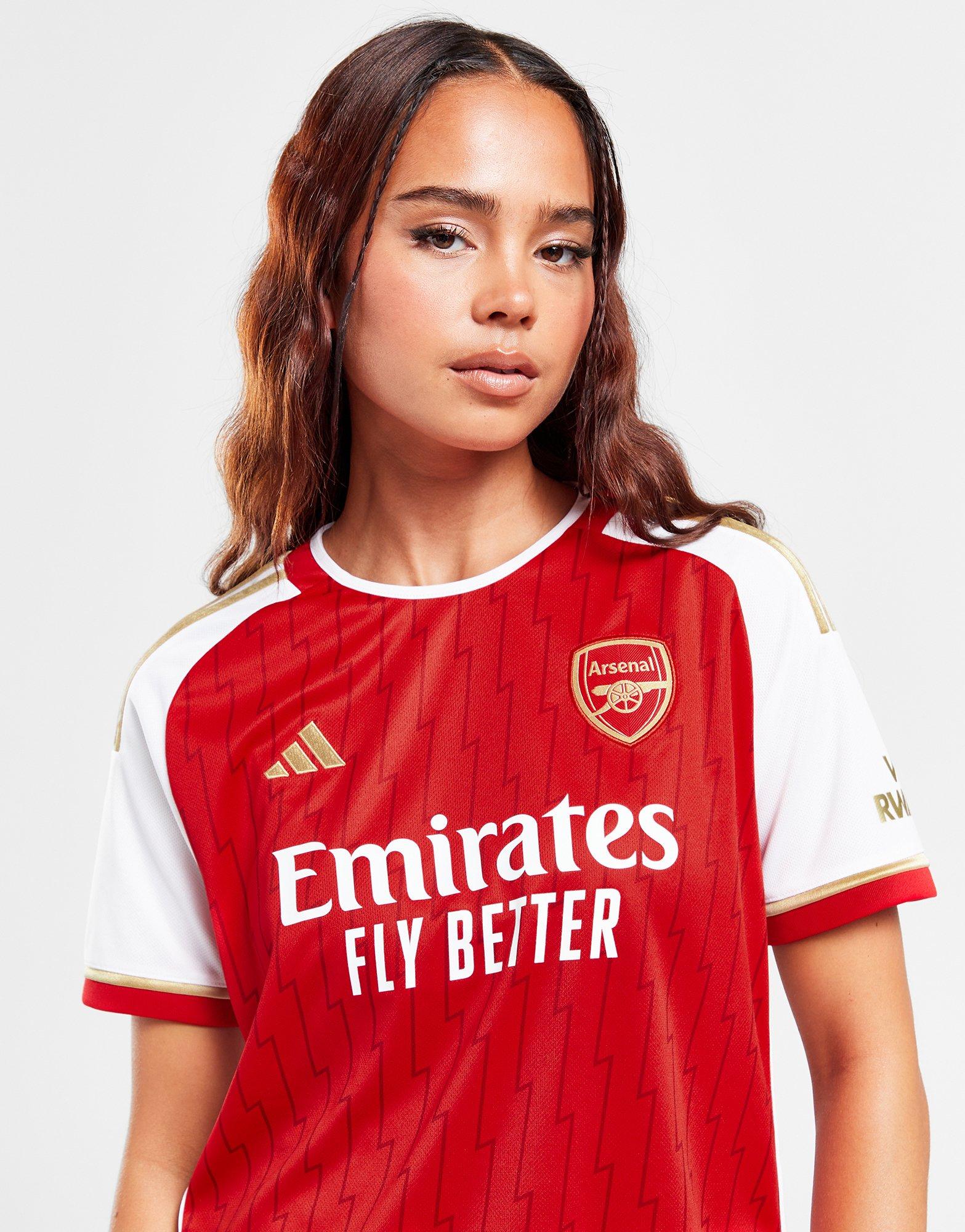 Red adidas Arsenal FC 2023/24 Home Shirt Women's