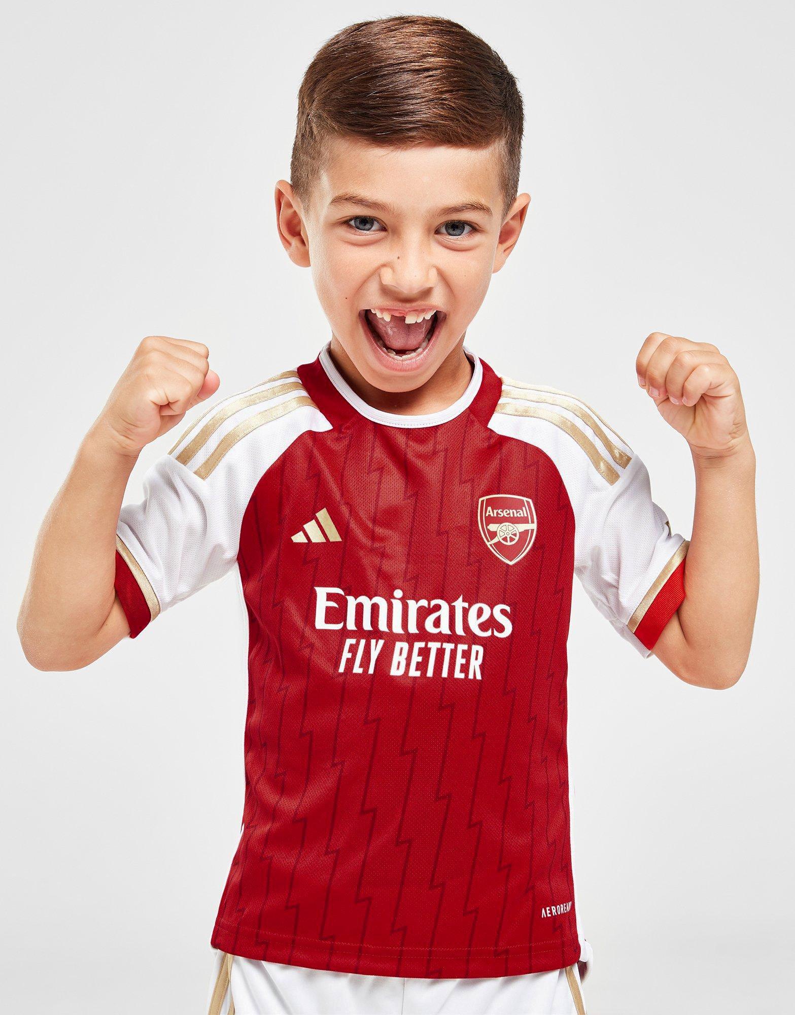 Arsenal home hot sale kit kids