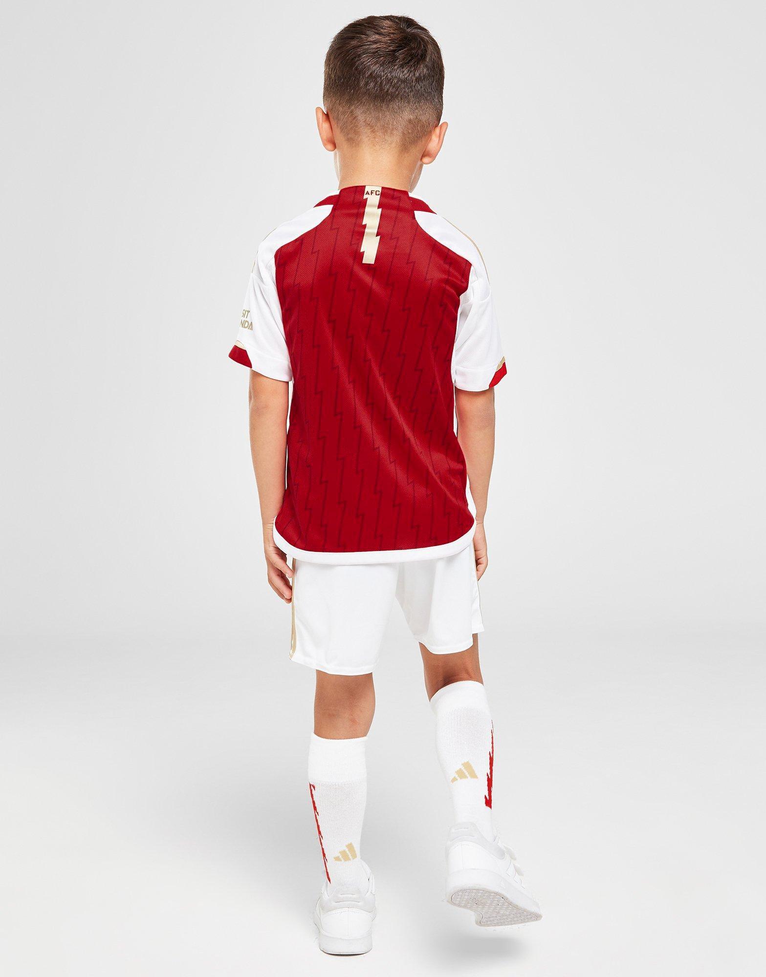 Red adidas Arsenal FC 2023/24 Home Shirt Junior