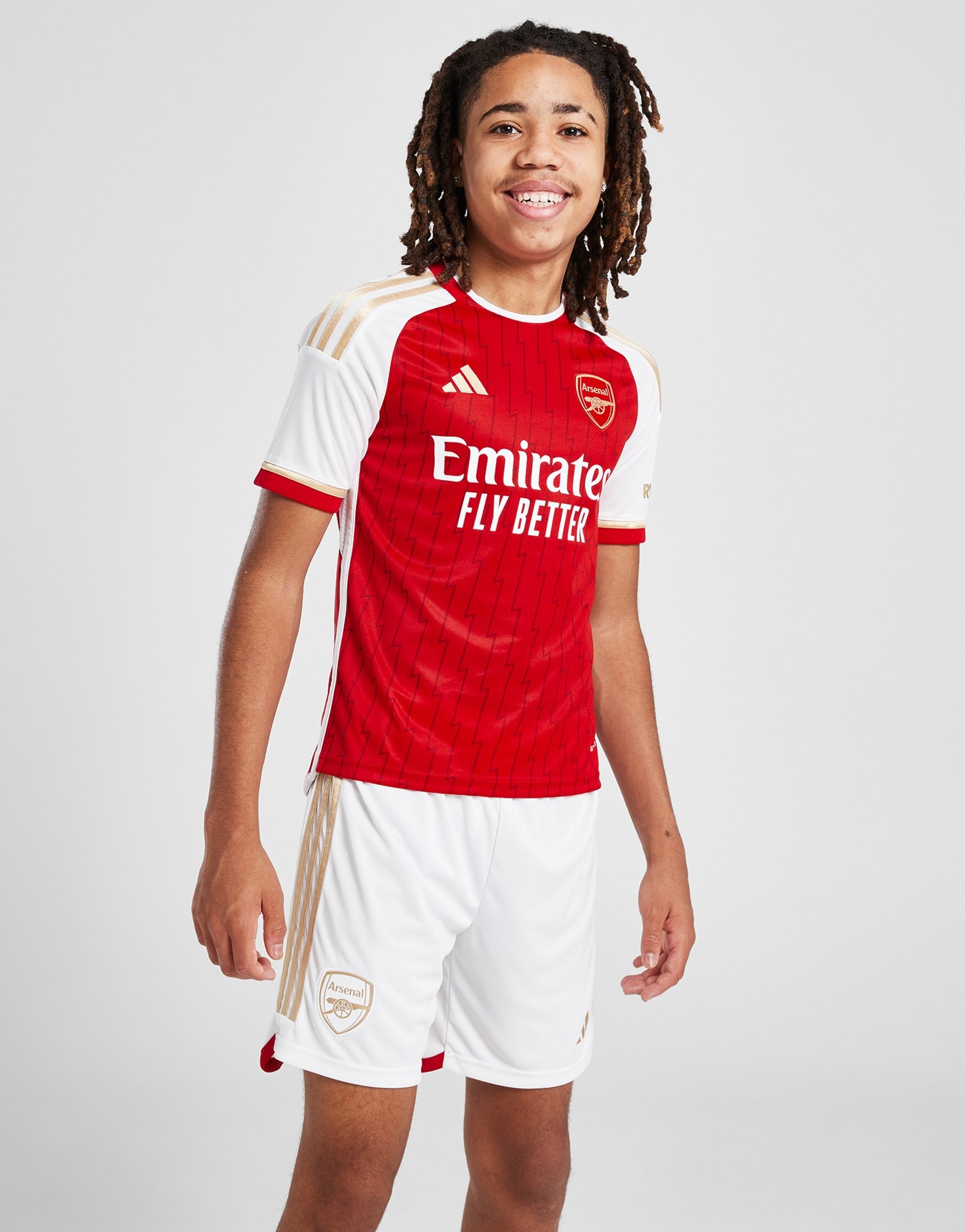 Hvid adidas Arsenal Home Shorts Junior - JD Sports Danmark