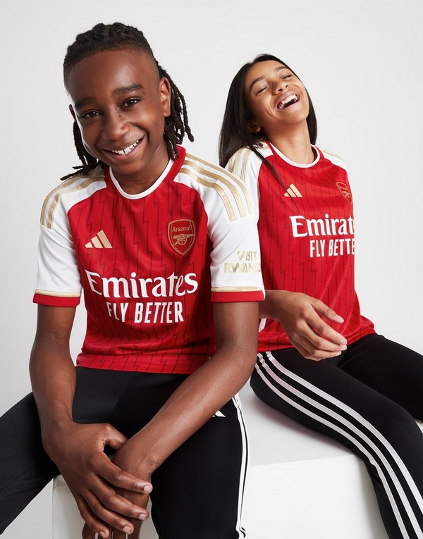Red adidas Arsenal FC 2023/24 Home Shirt Junior