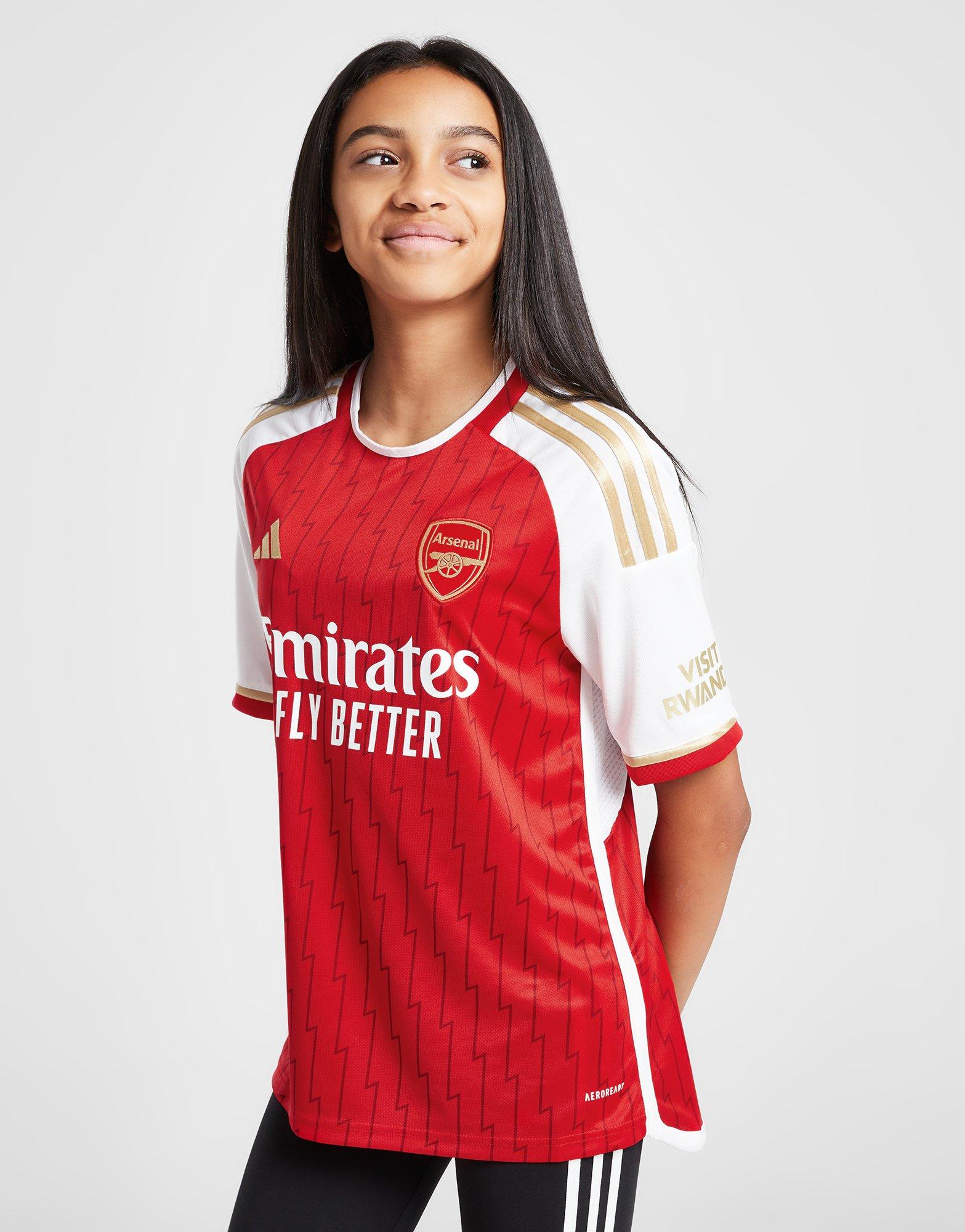 Girls store arsenal shirt