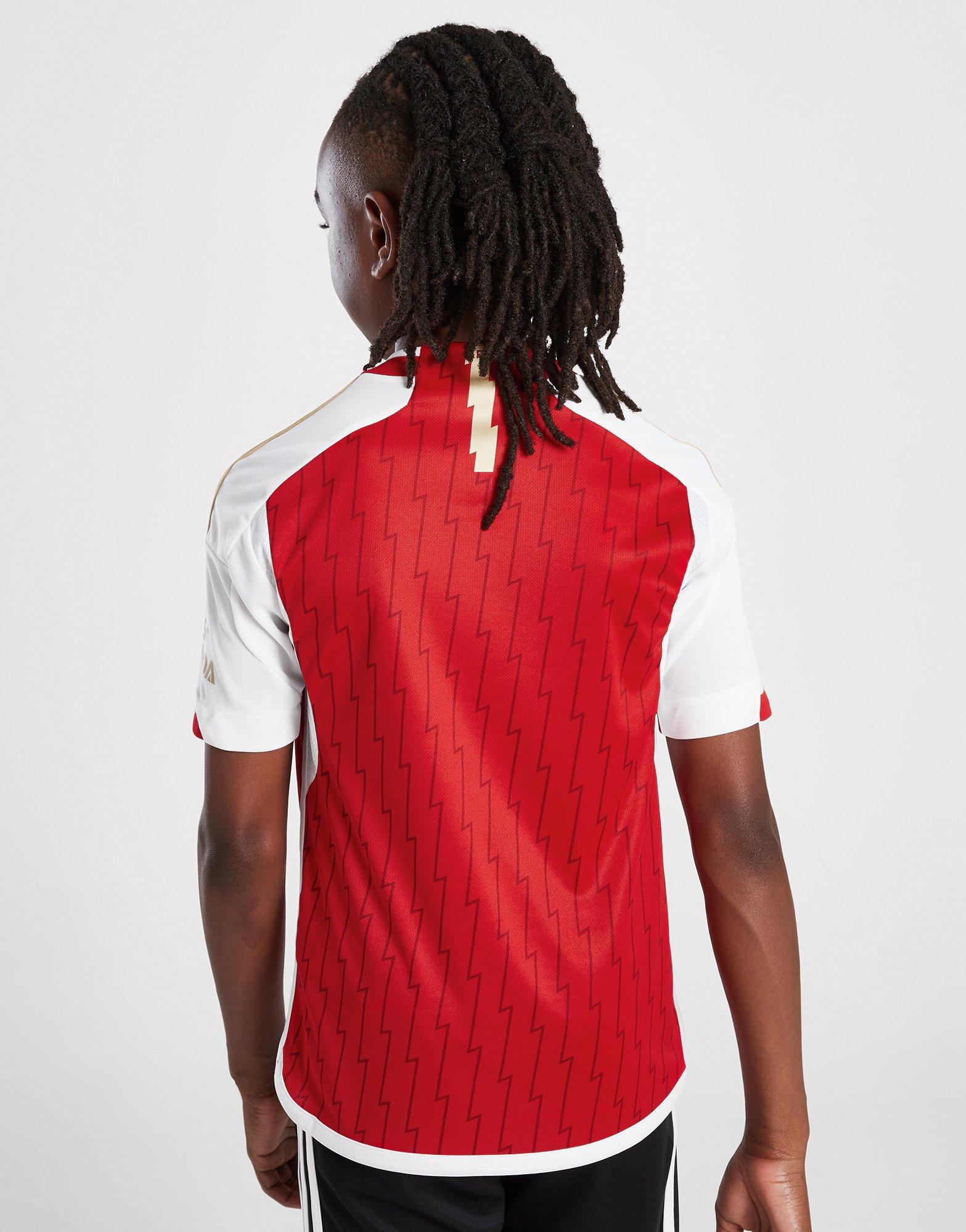 Red adidas Arsenal FC 2023/24 Home Shirt Junior