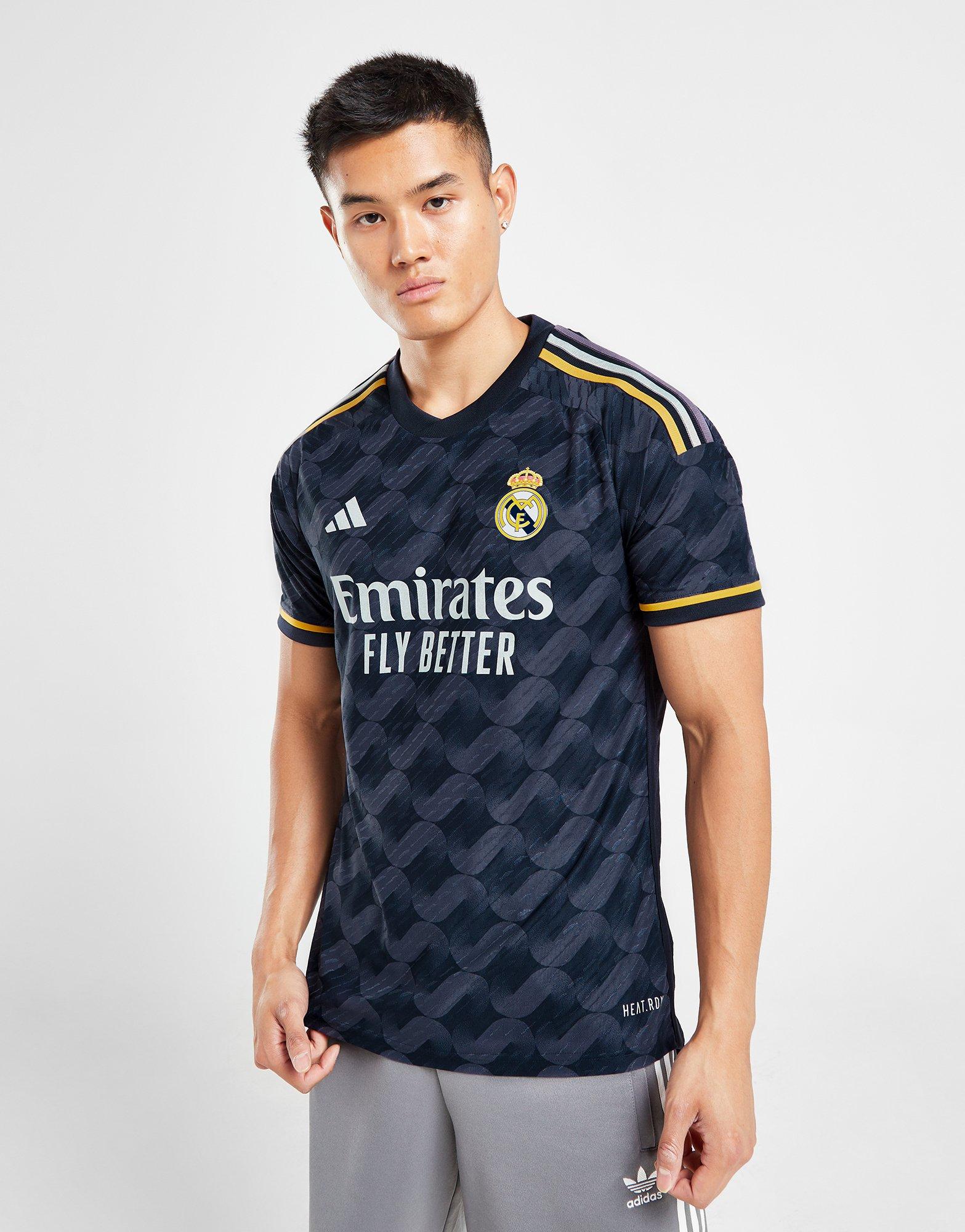 Blue adidas Real Madrid 2023/24 Match Away Shirt