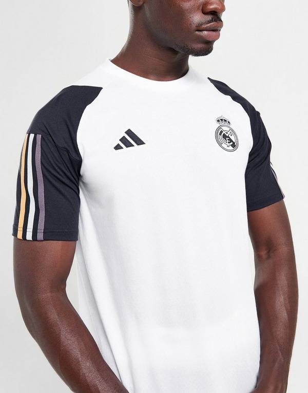 adidas T-shirt Coton Real Madrid Homme Blanc- JD Sports France
