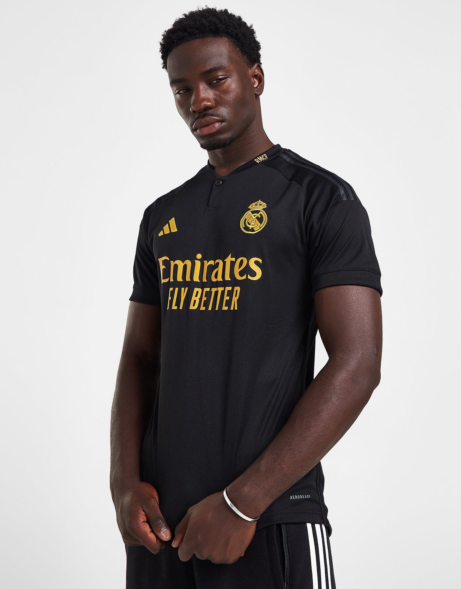Black adidas Real Madrid 2023/24 Third Shirt