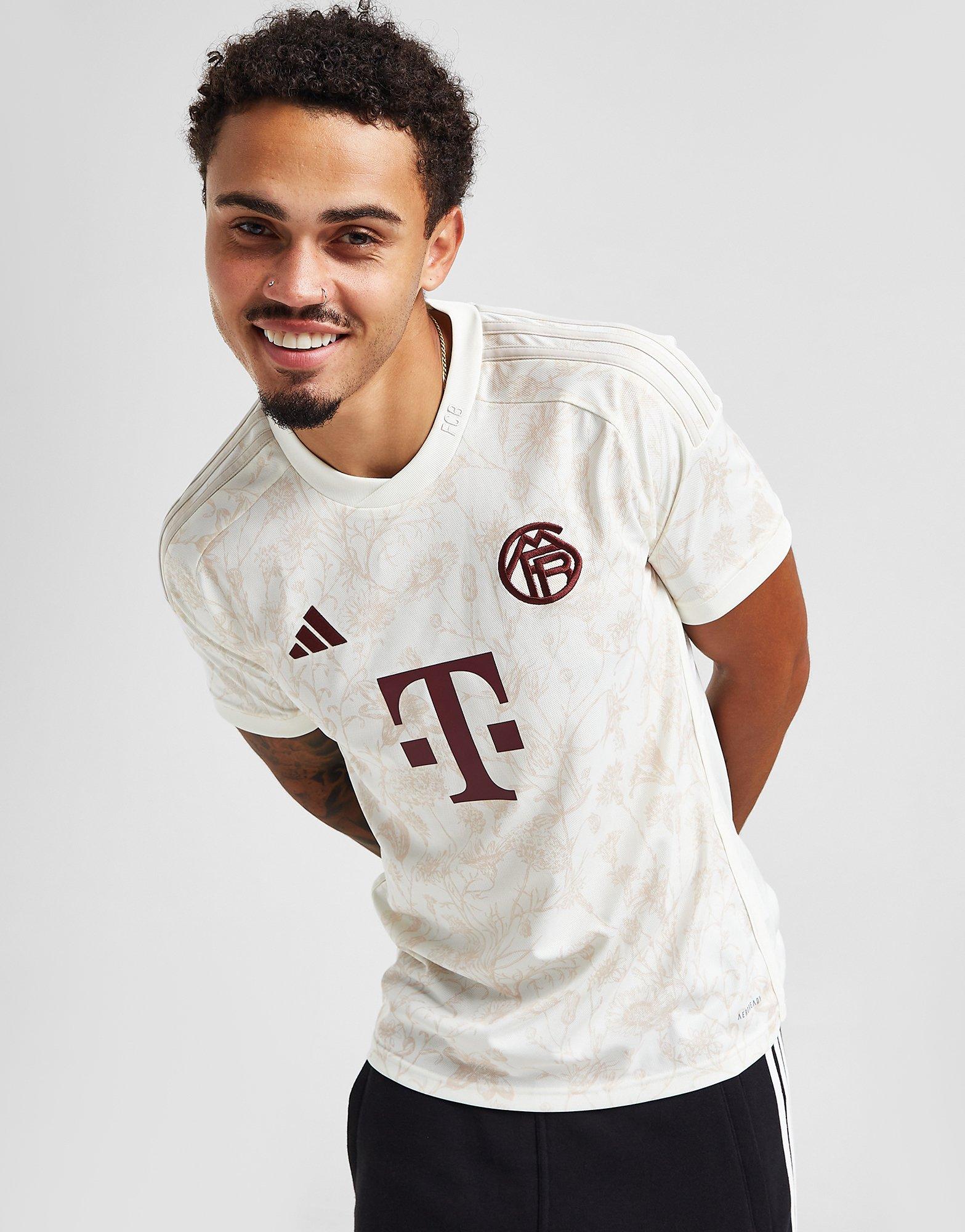 adidas Football FC Bayern Munich jersey t-shirt in white