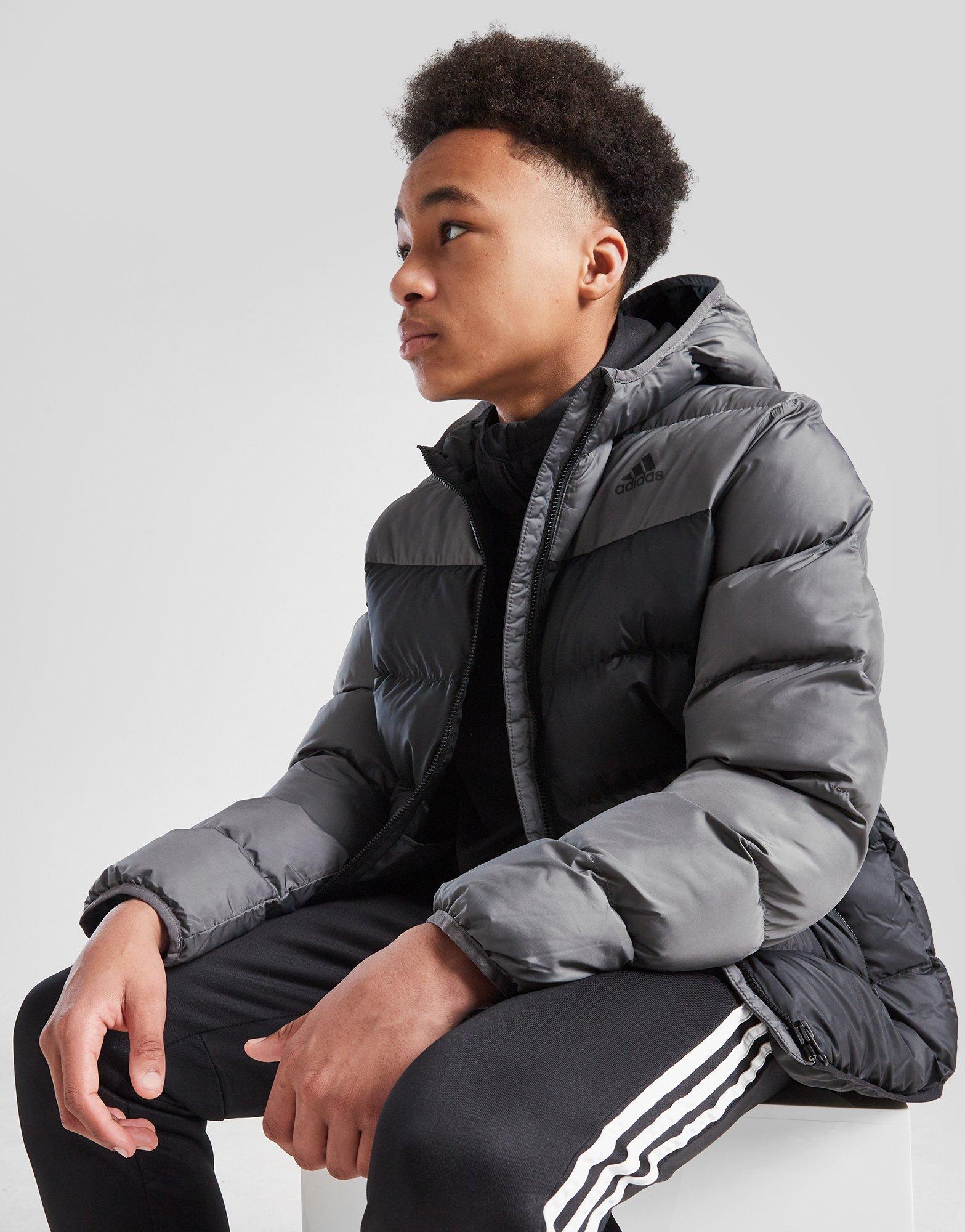 Grey adidas shop puffer jacket