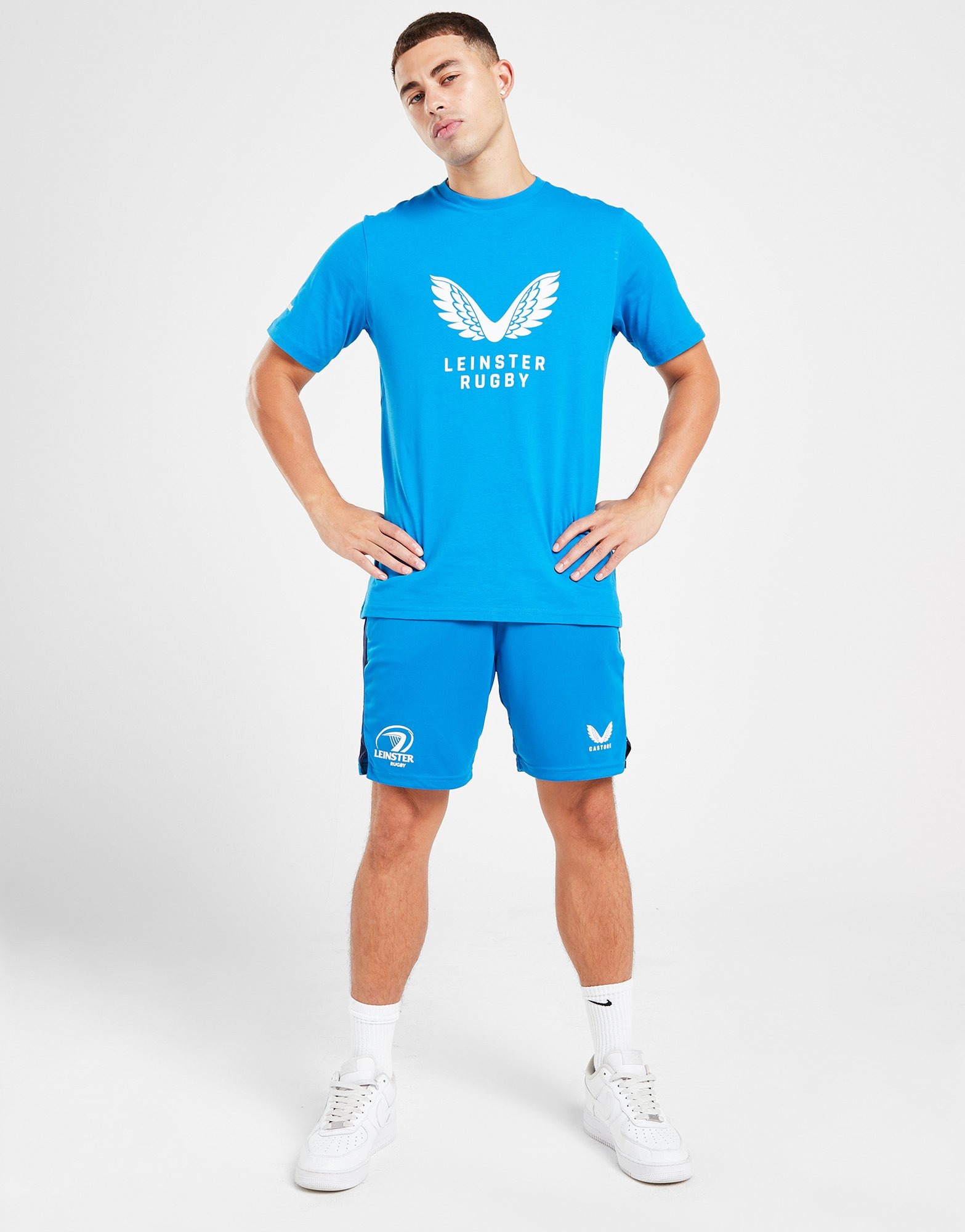 Blue Castore Leinster Rugby Gym Shorts JD Sports Malaysia