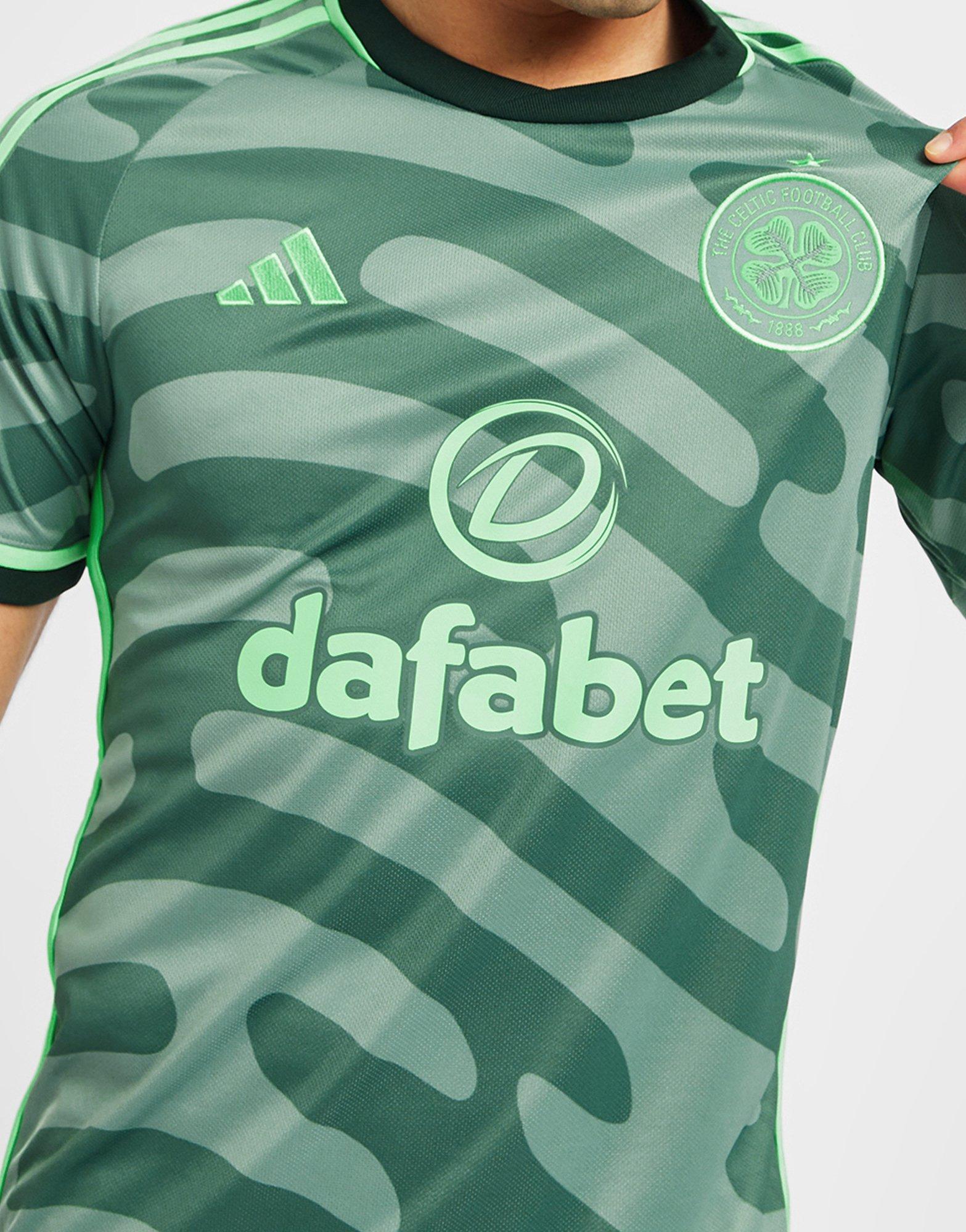 Adidas Men's Celtic FC Third Jersey 23/24 Green/Green / L