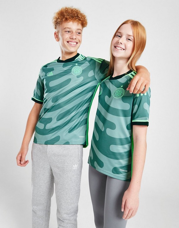 Adidas Youth Boys and Girls Green Celtic 2022/23 Fourth Replica Jersey