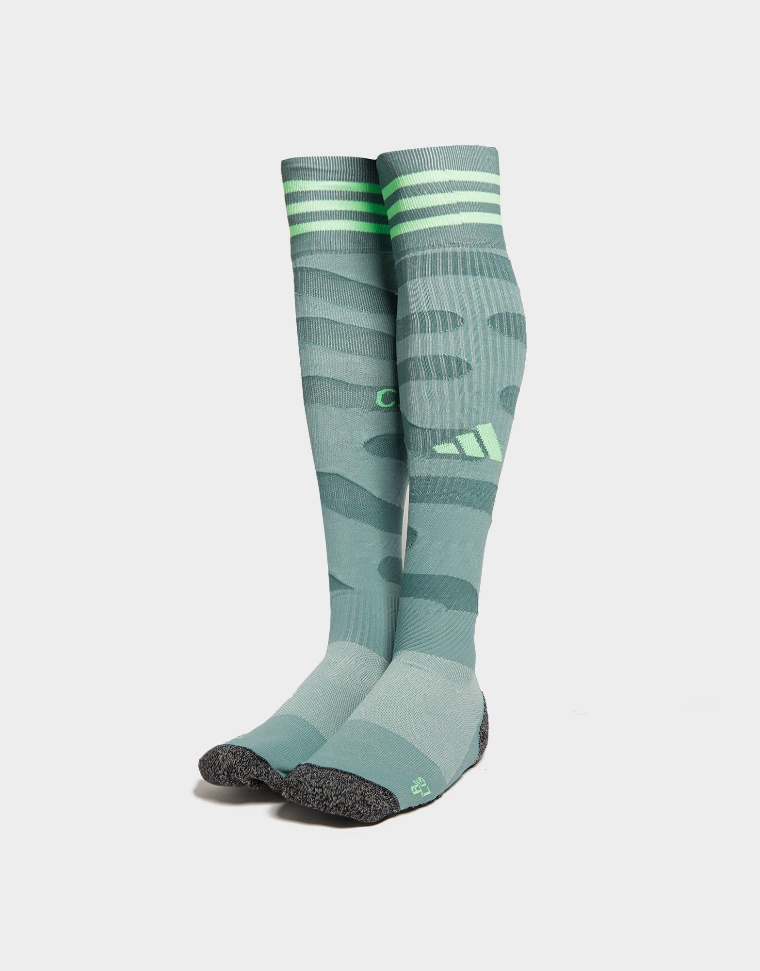 Adidas soccer hotsell socks green