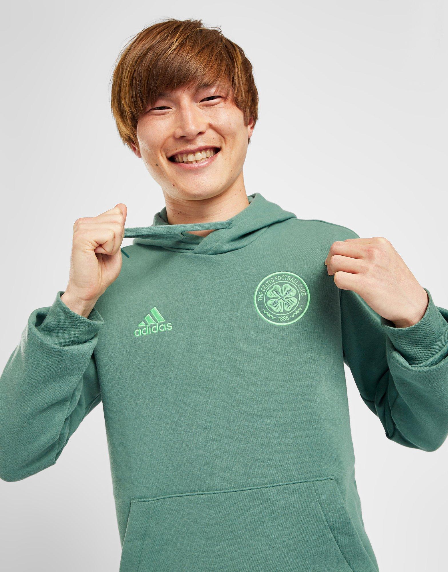 Green adidas Celtic FC DNA Hoodie  JD Sports Global - JD Sports Global