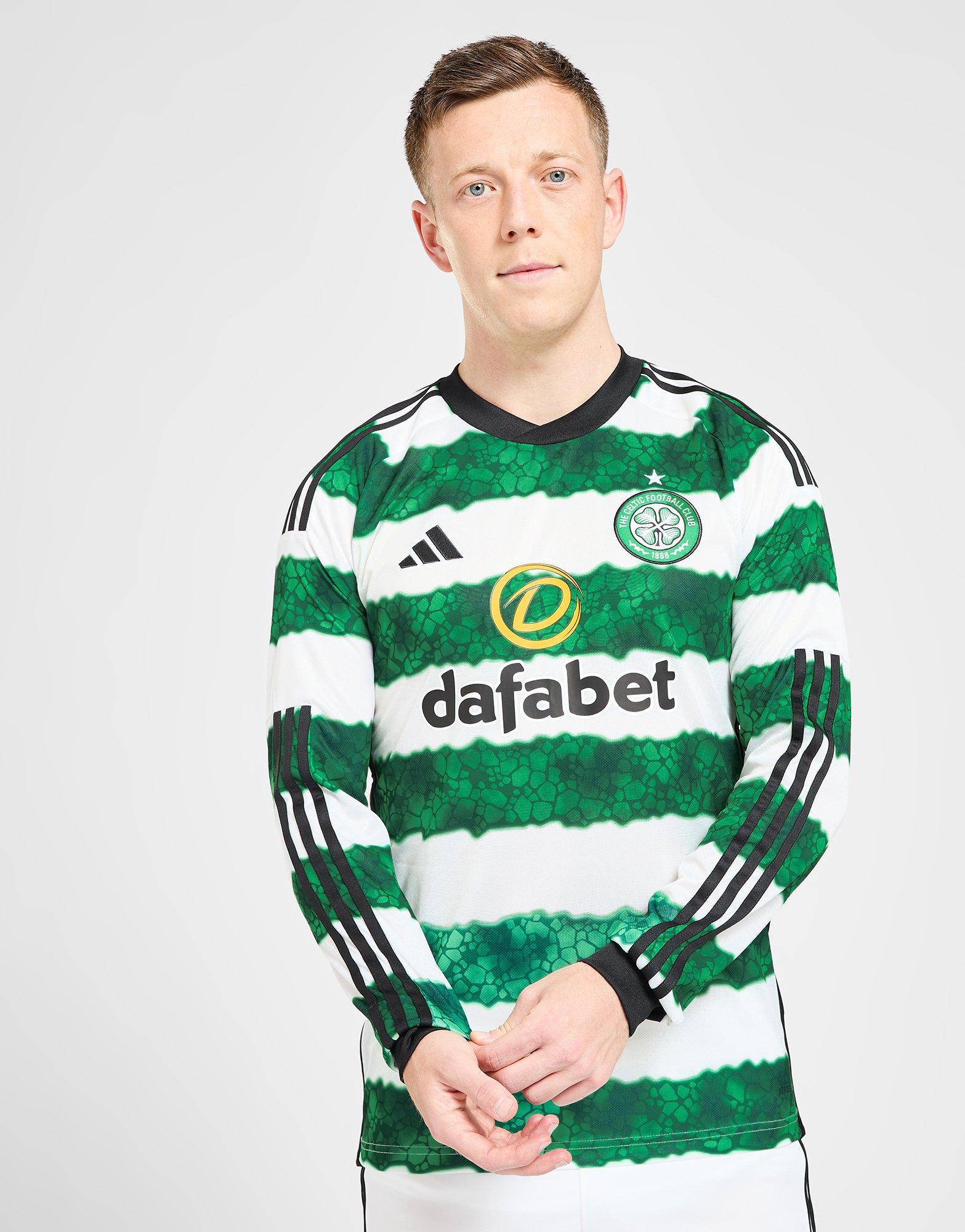 Adidas Celtic Mens 2022/23 Home Shirt with Long Sleeves