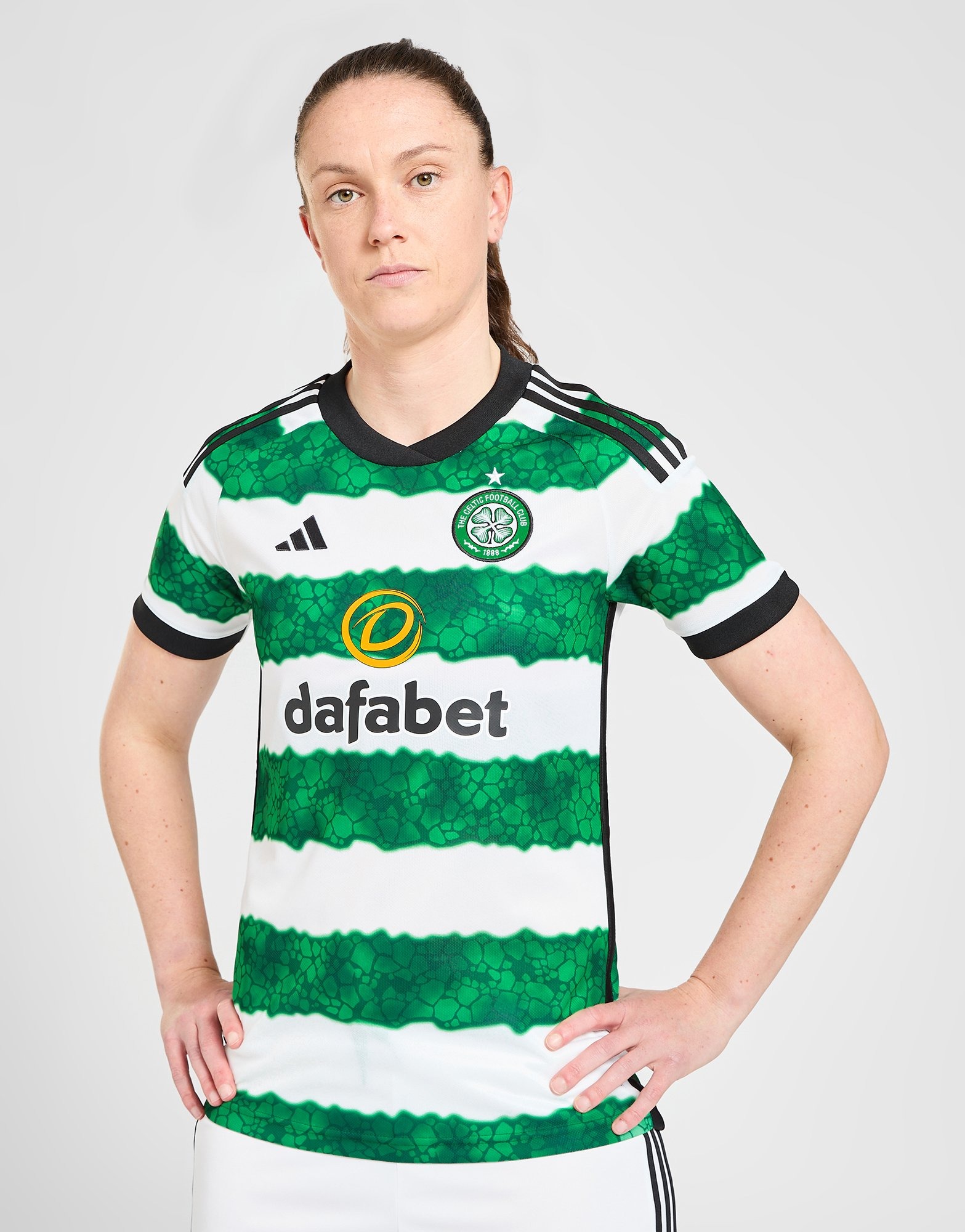 White adidas Celtic FC 2023/24 Home Shirt Women's | JD Sports UK