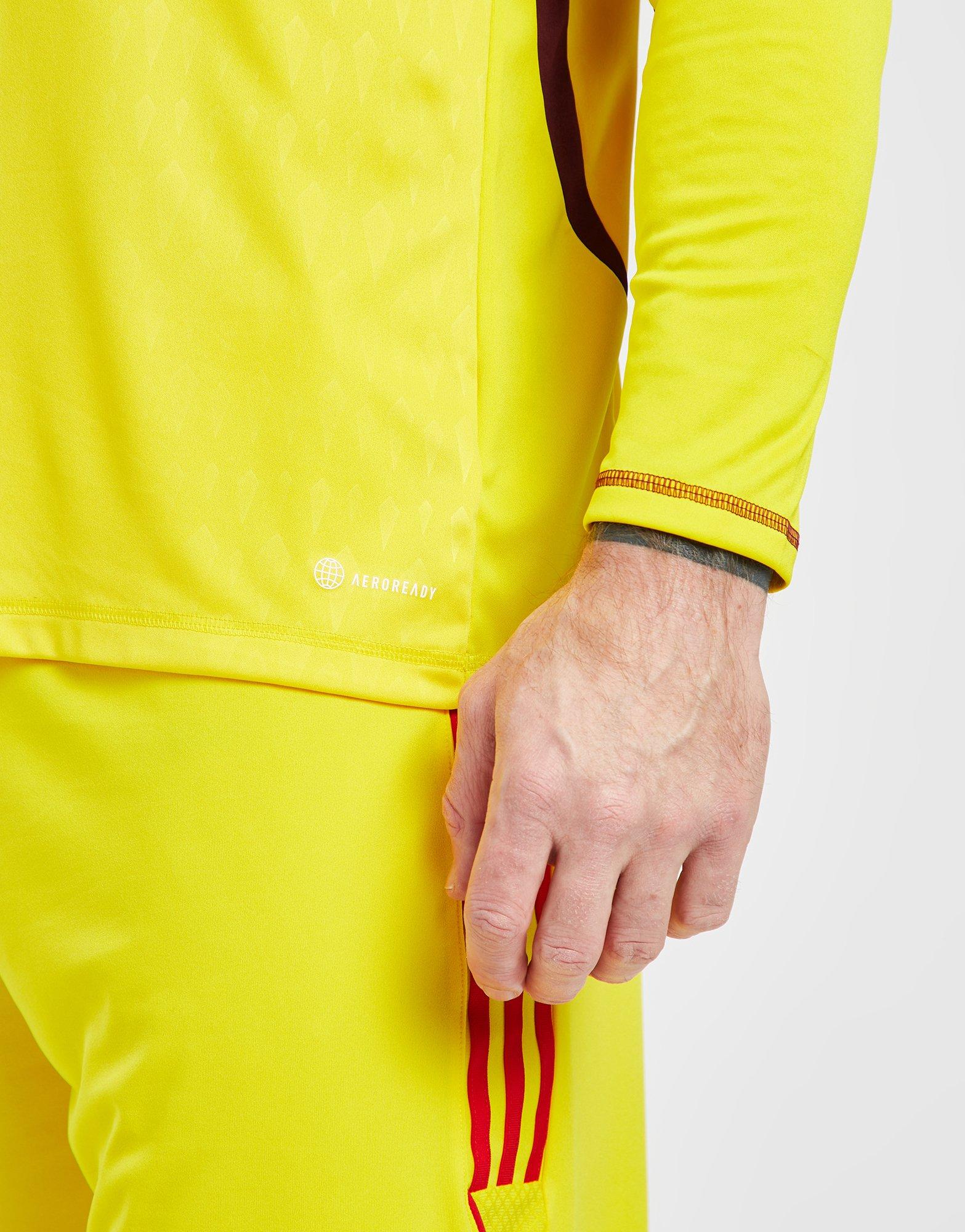 Yellow adidas Celtic FC 2023/24 Goalkeeper Home Shirt
