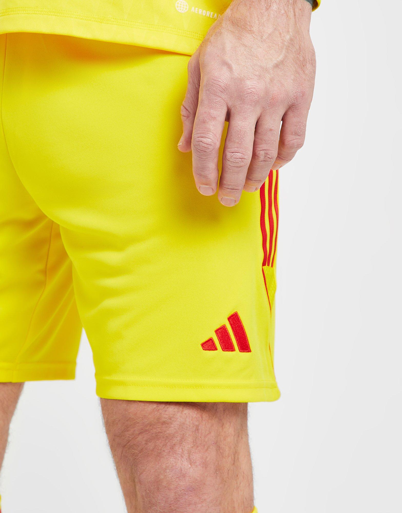 Mens yellow adidas on sale shorts