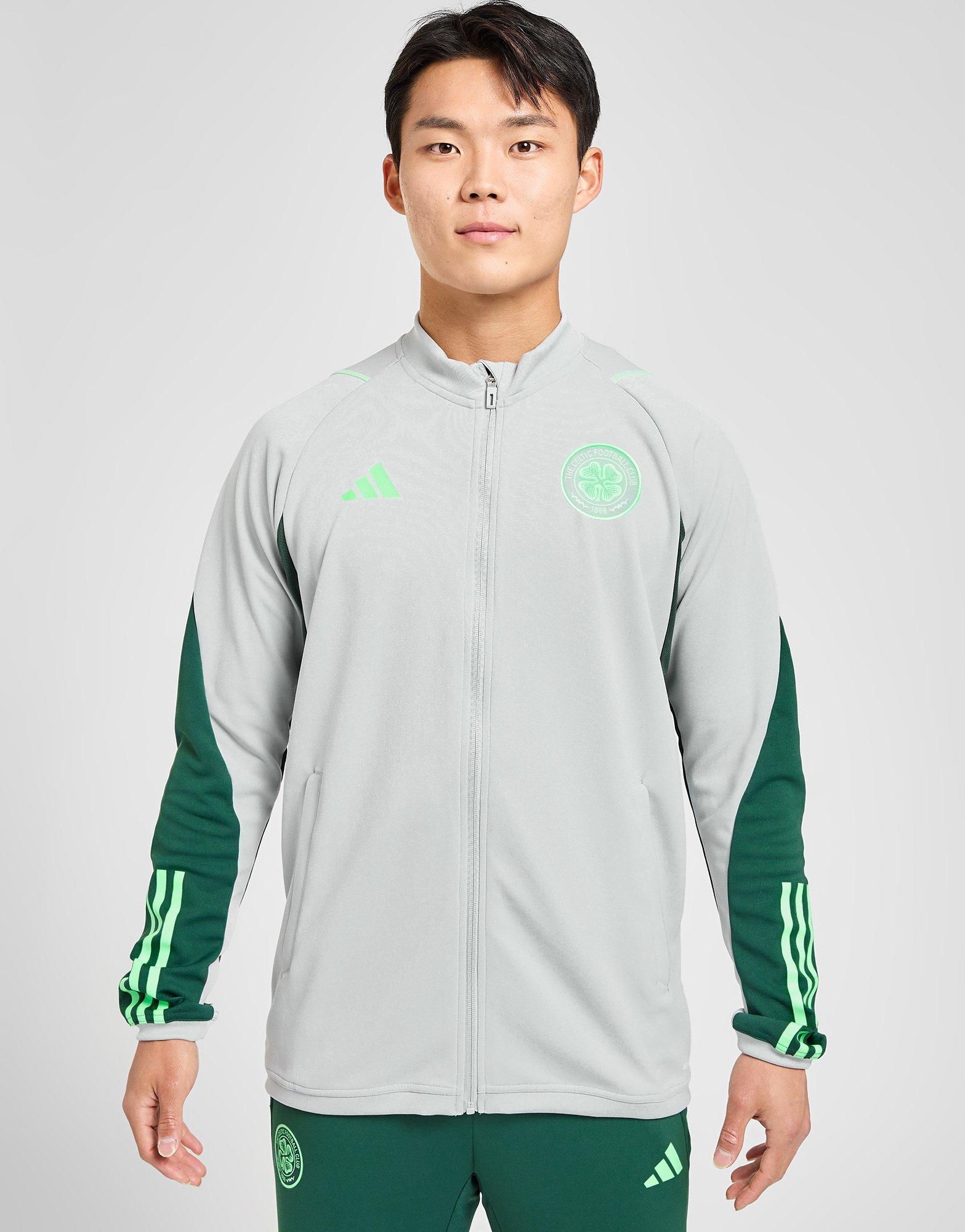 Grey adidas Celtic FC Track Jacket JD Sports UK