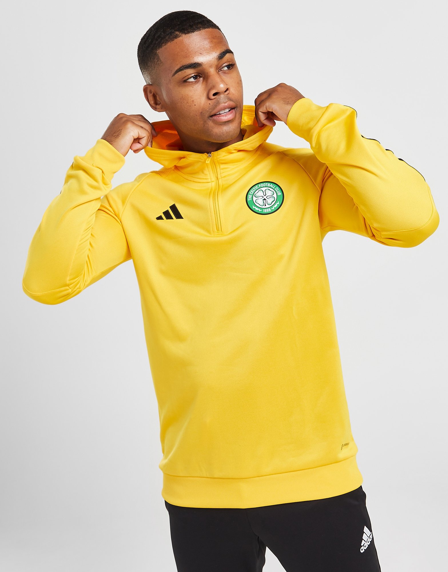 adidas Celtic FC Training Hoodie in Giallo JD Sports