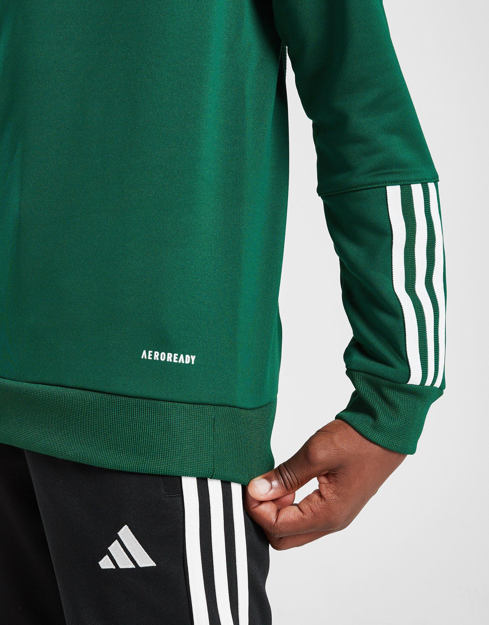 adidas Celtic FC 1/4 Zip Hoodie Track Top Junior