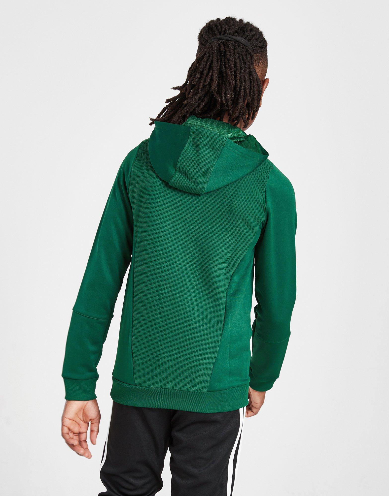 adidas Celtic FC 1/4 Zip Hoodie Track Top Junior
