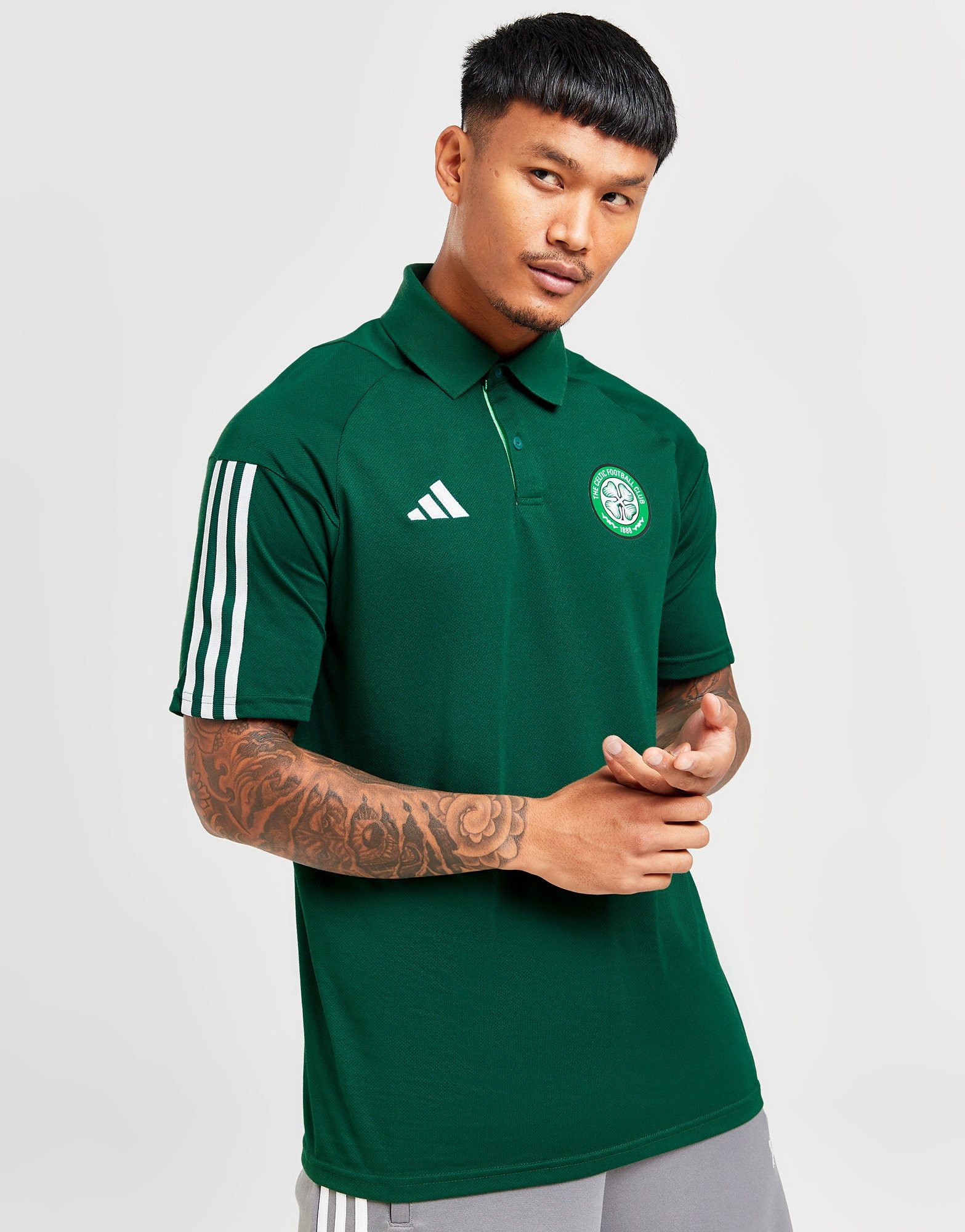 Grøn adidas Celtic FC Polo Shirt - JD Sports Danmark