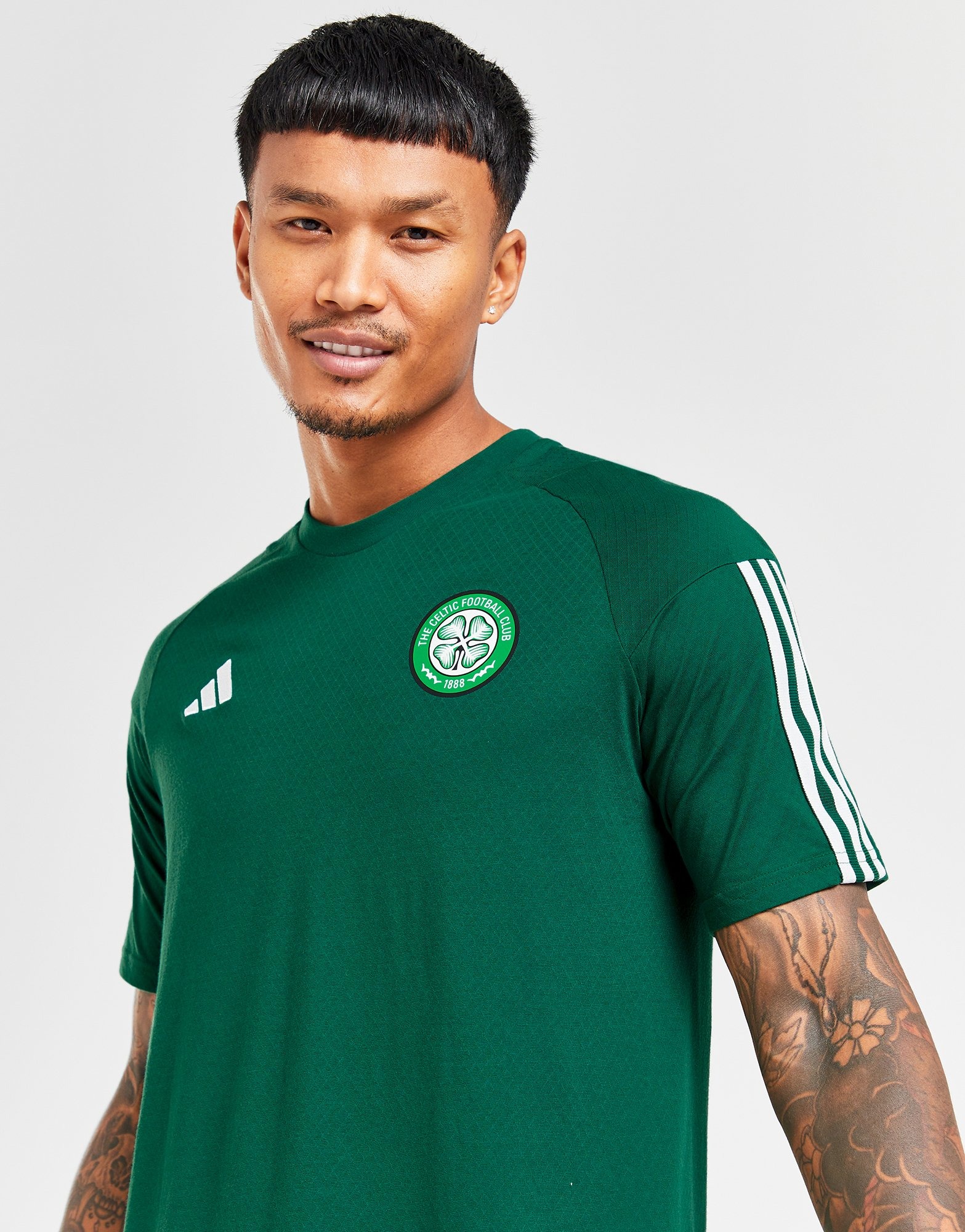 Green adidas Celtic FC Cotton T-Shirt - JD Sports Ireland